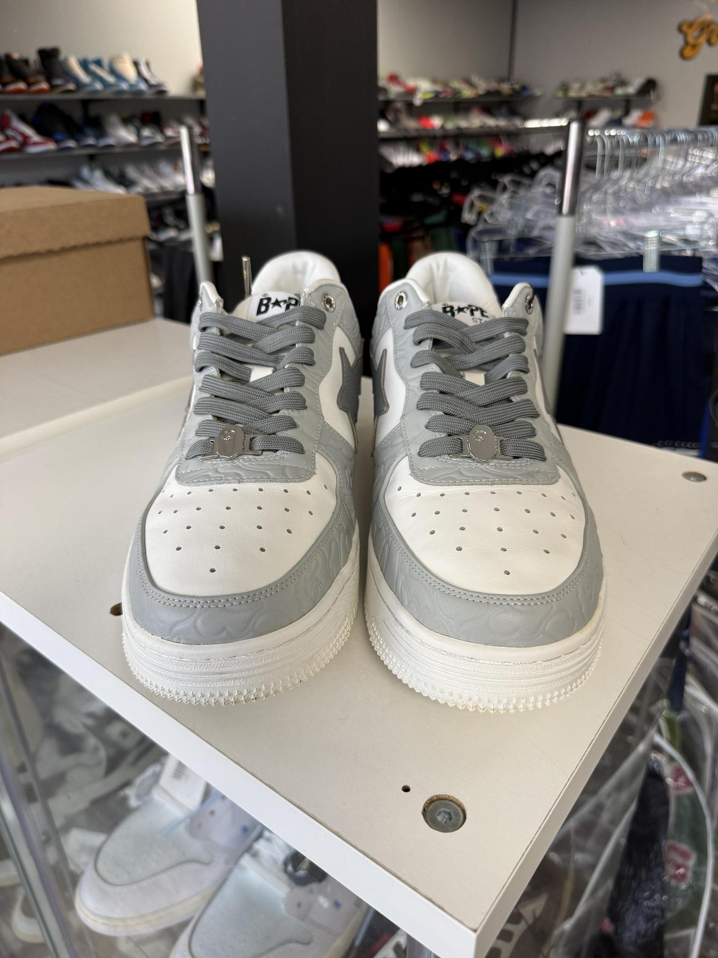 Bape Sta "Grey" Used Size 13
