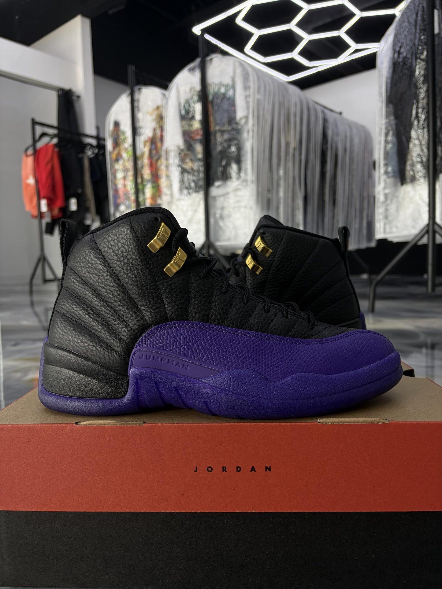 Jordan 12 "Field Purple" Used Size 9