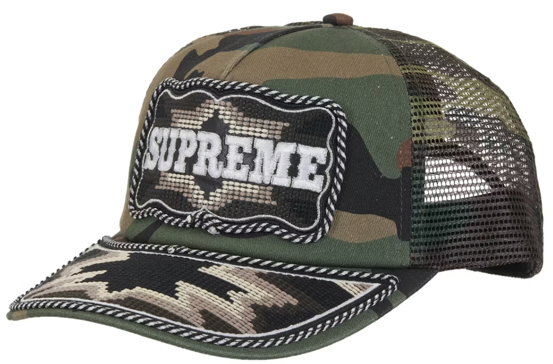 Supreme Western Embroidered Mesh Back 5-Panel