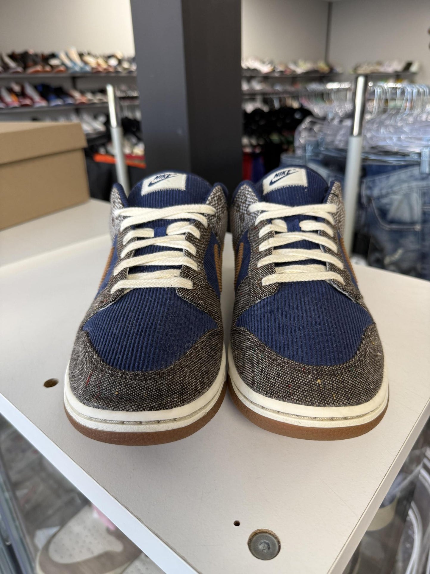 Dunk Low "Tweed Midnight Navy" Used Size 11