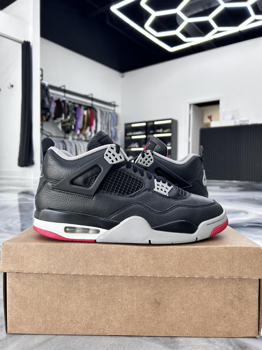 Jordan 4 "Bred Reimagined" Used Size 10