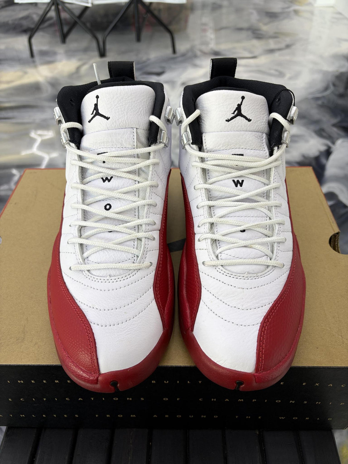 Jordan 12 "Cherry" Used Size 9