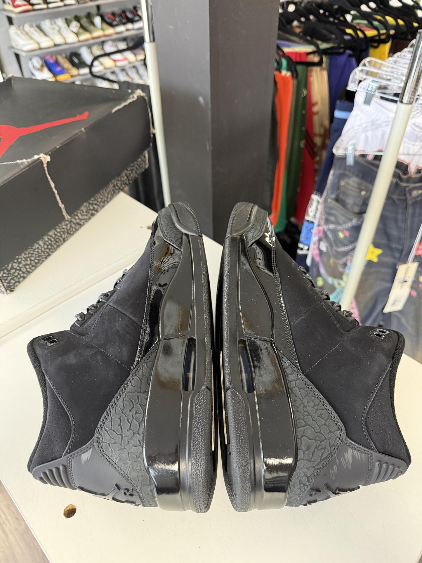 Jordan 3 "Black Cat" Used Size 12