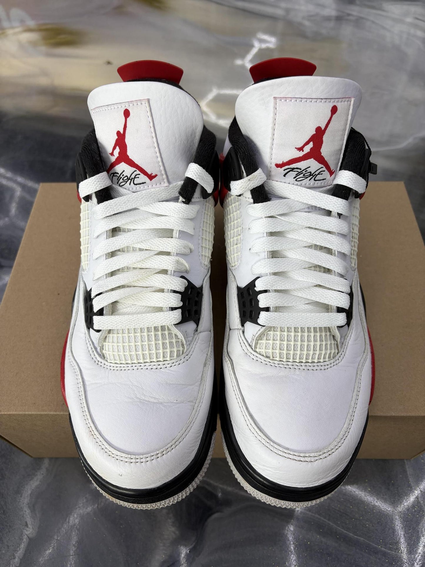 Jordan 4 "Red Cement" Used Size 8