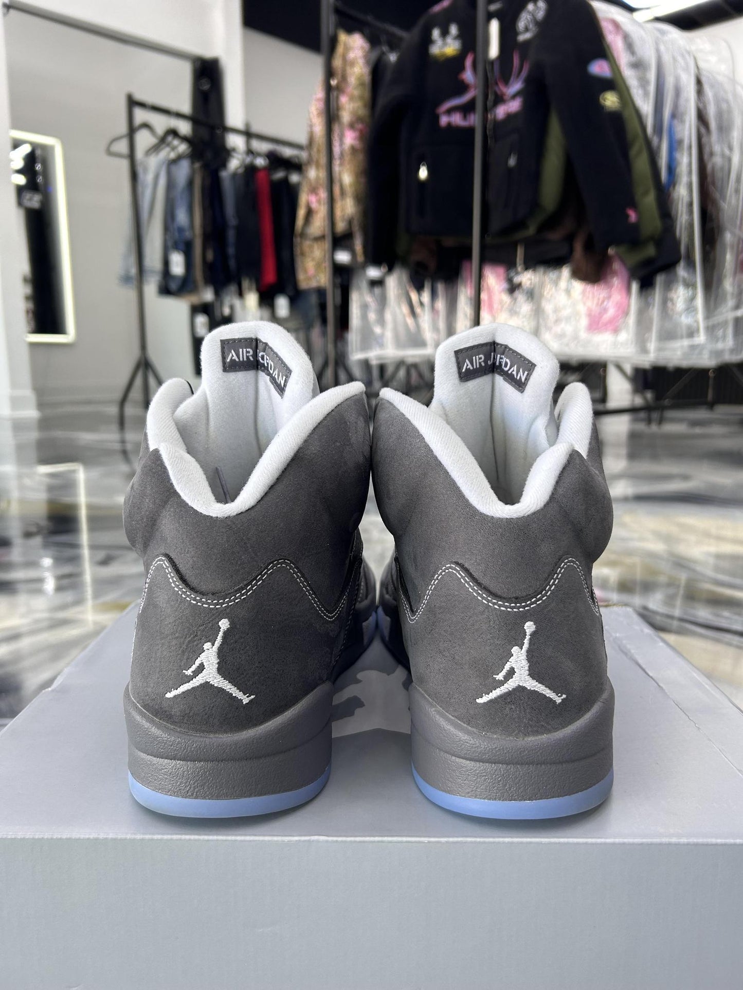 Jordan 5 "Wolf Grey" Used Size 13
