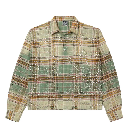 Vale Green Flannel "Jewel Emplished"
