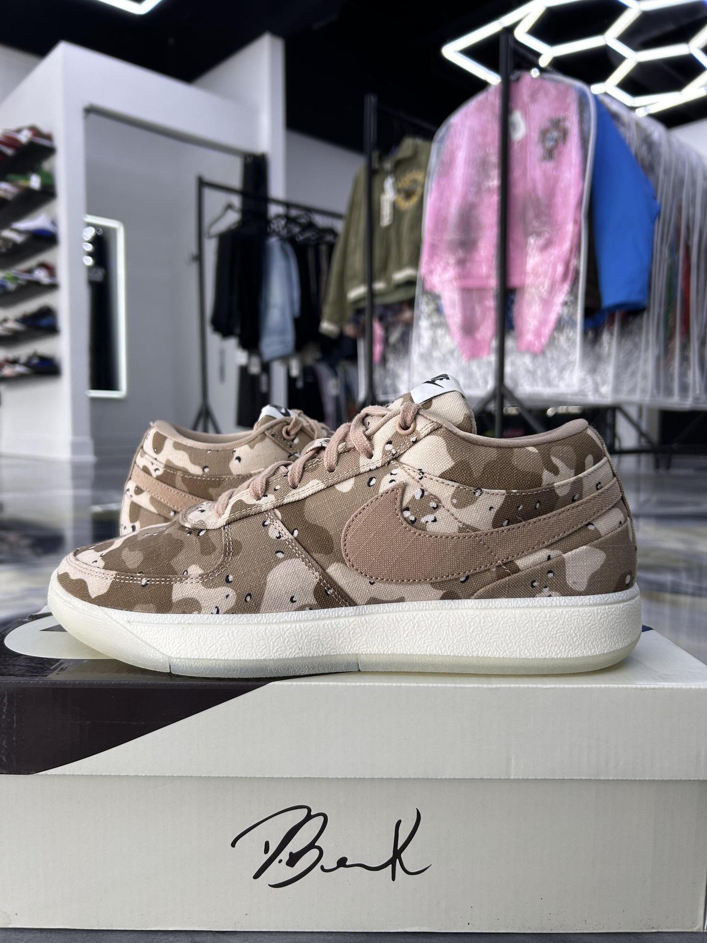 Nike Book 1 "Desert Camo" Used Size 9.5