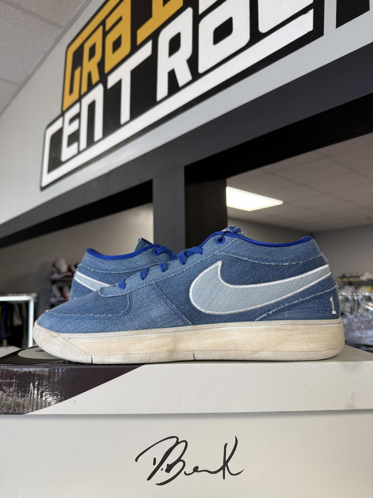 Nike Book 1 "Blue Blood" Used Size 13