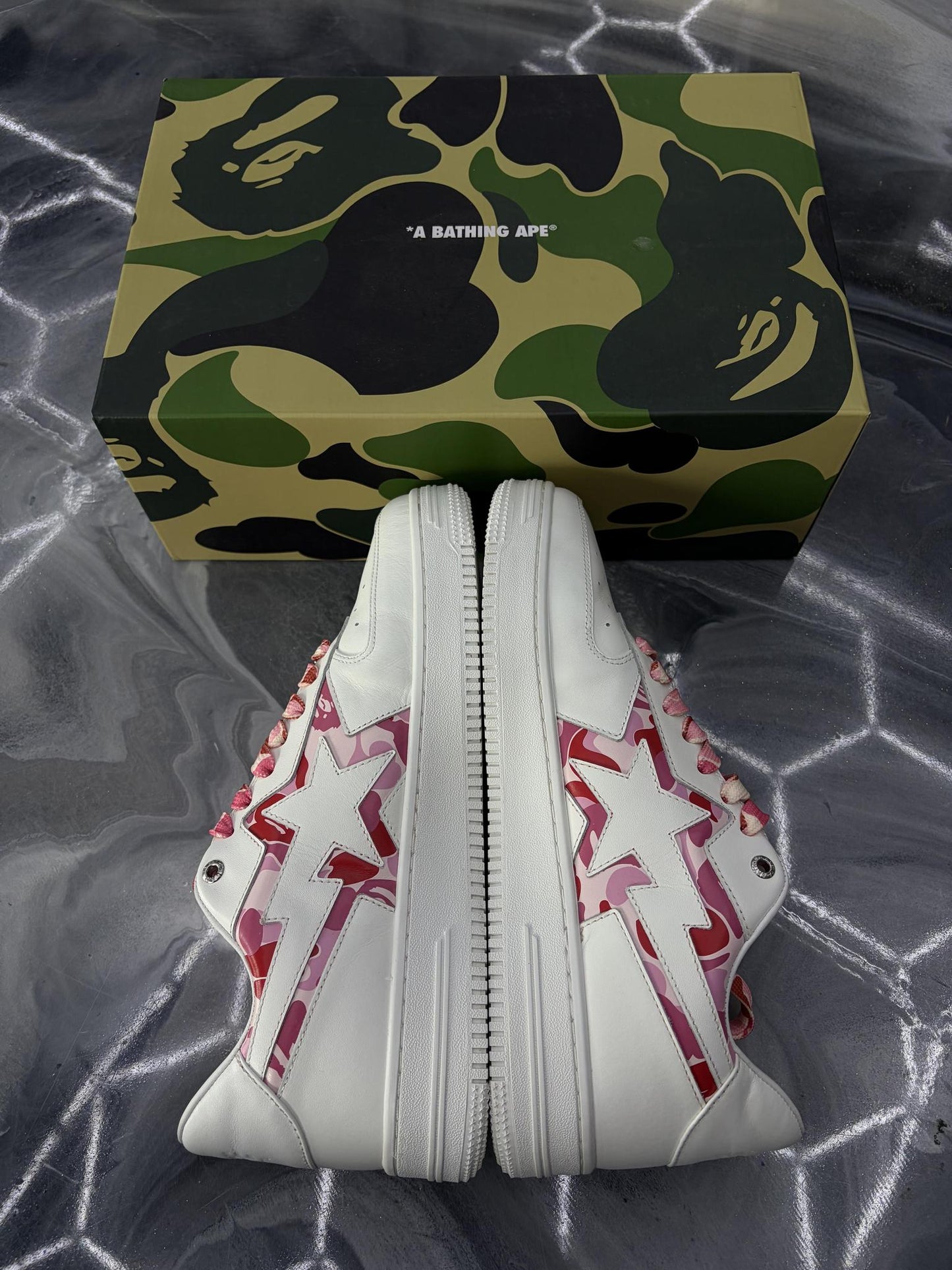 Bape Sta ABC "Camo Pink" Used Size 11