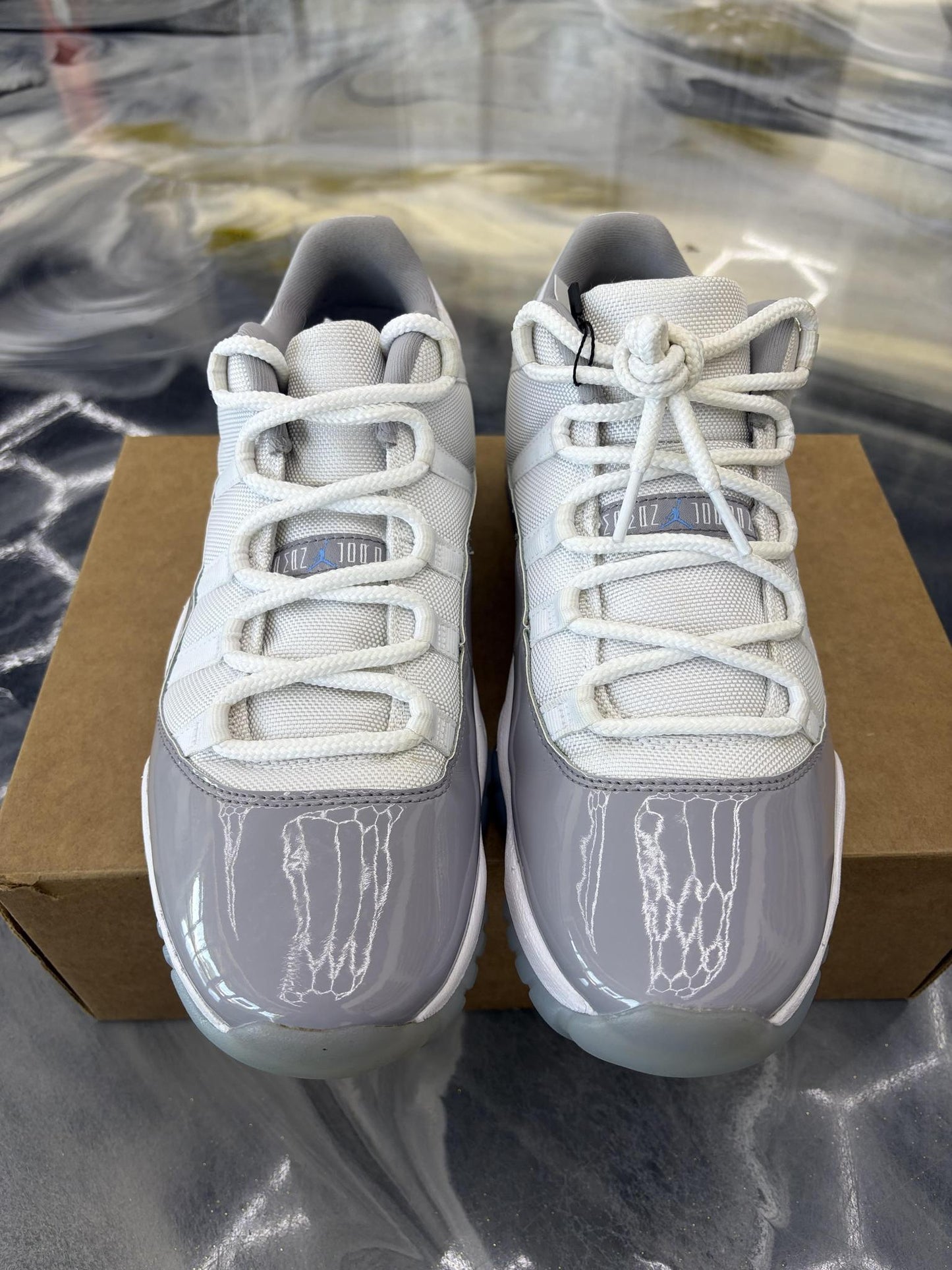 Jordan 11 Low "Grey Cement" Used Size 11