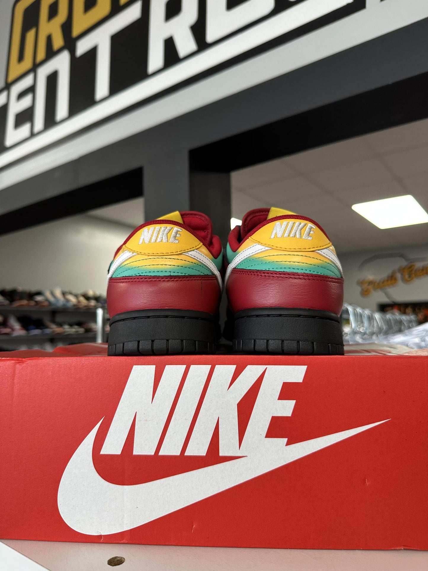 Nike Dunk Low "Multicolor Red" Size 11