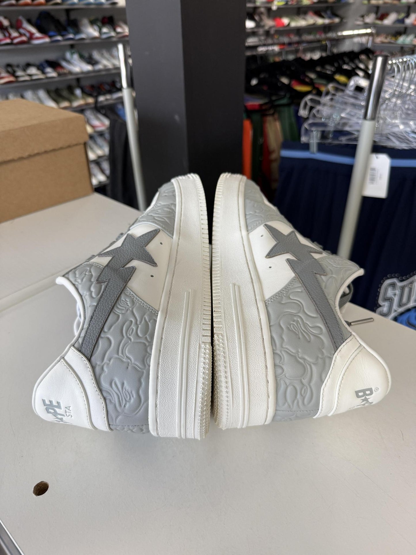 Bape Sta "Grey" Used Size 13