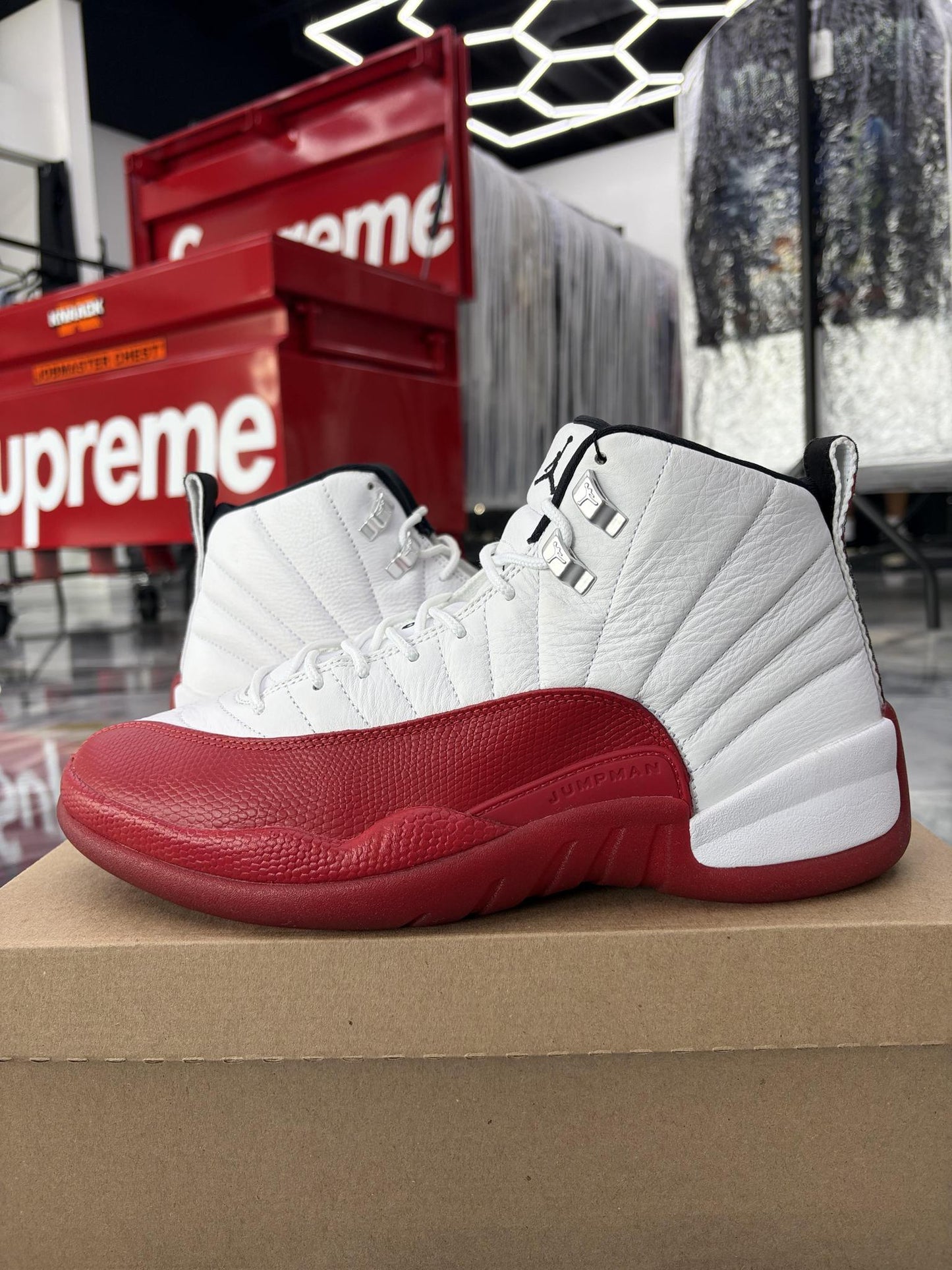 Jordan 12 "Cherry" Used Size 10.5