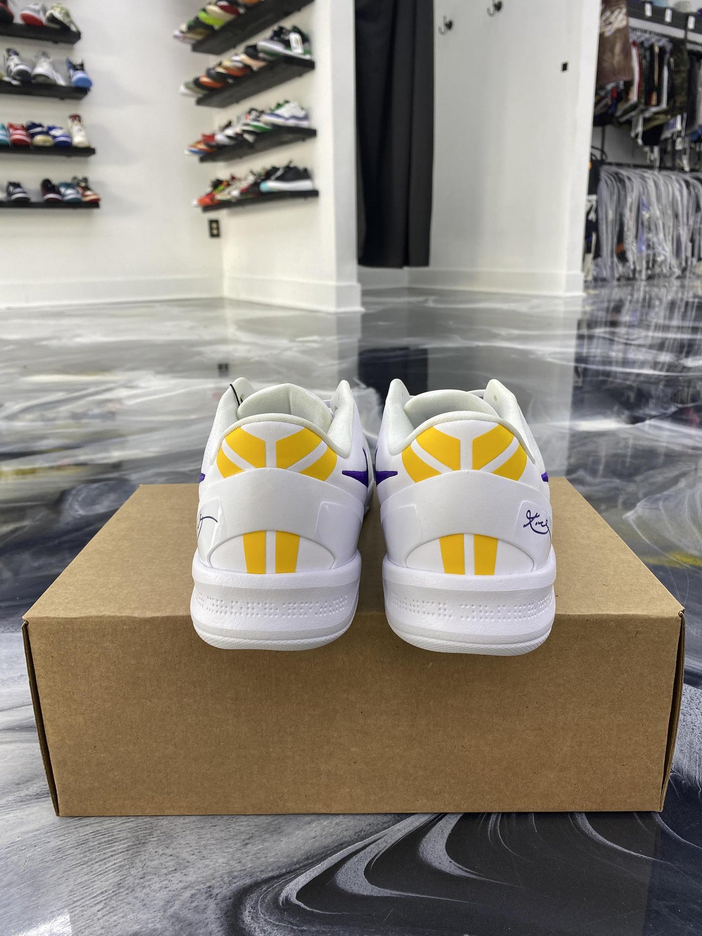 Nike Kobe 8 Protro "Lakers" Used Size 10.5