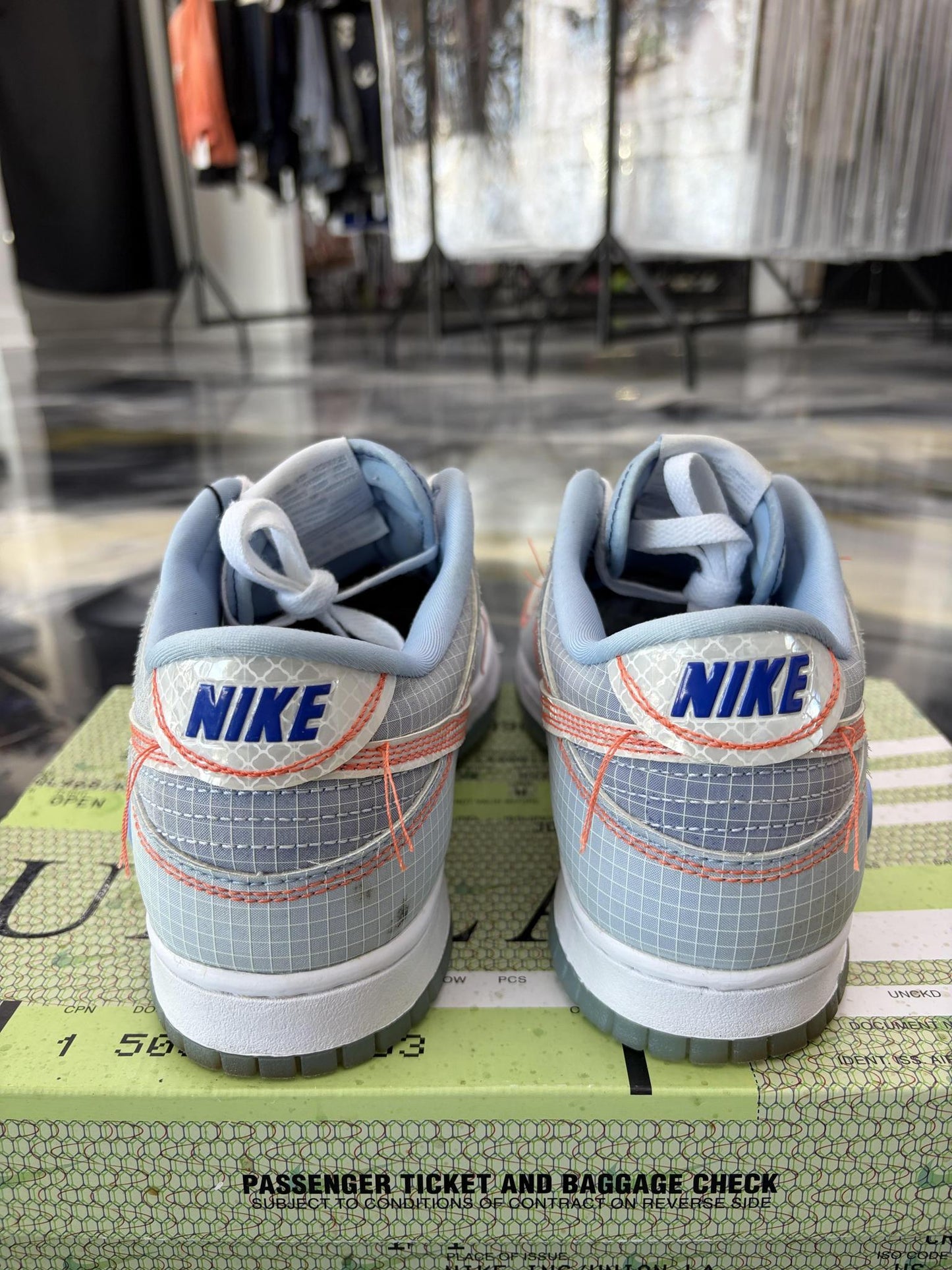Nike Dunk Low Union "Argon" Used Size 9
