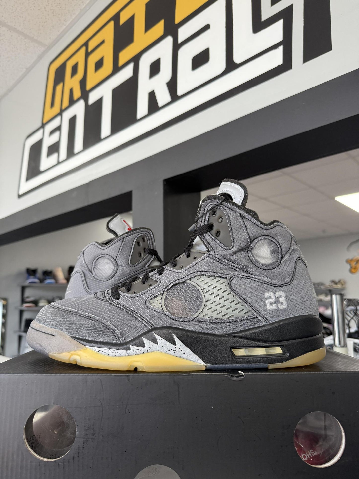 Jordan 5 x Off White "Muslin" Used Size 12