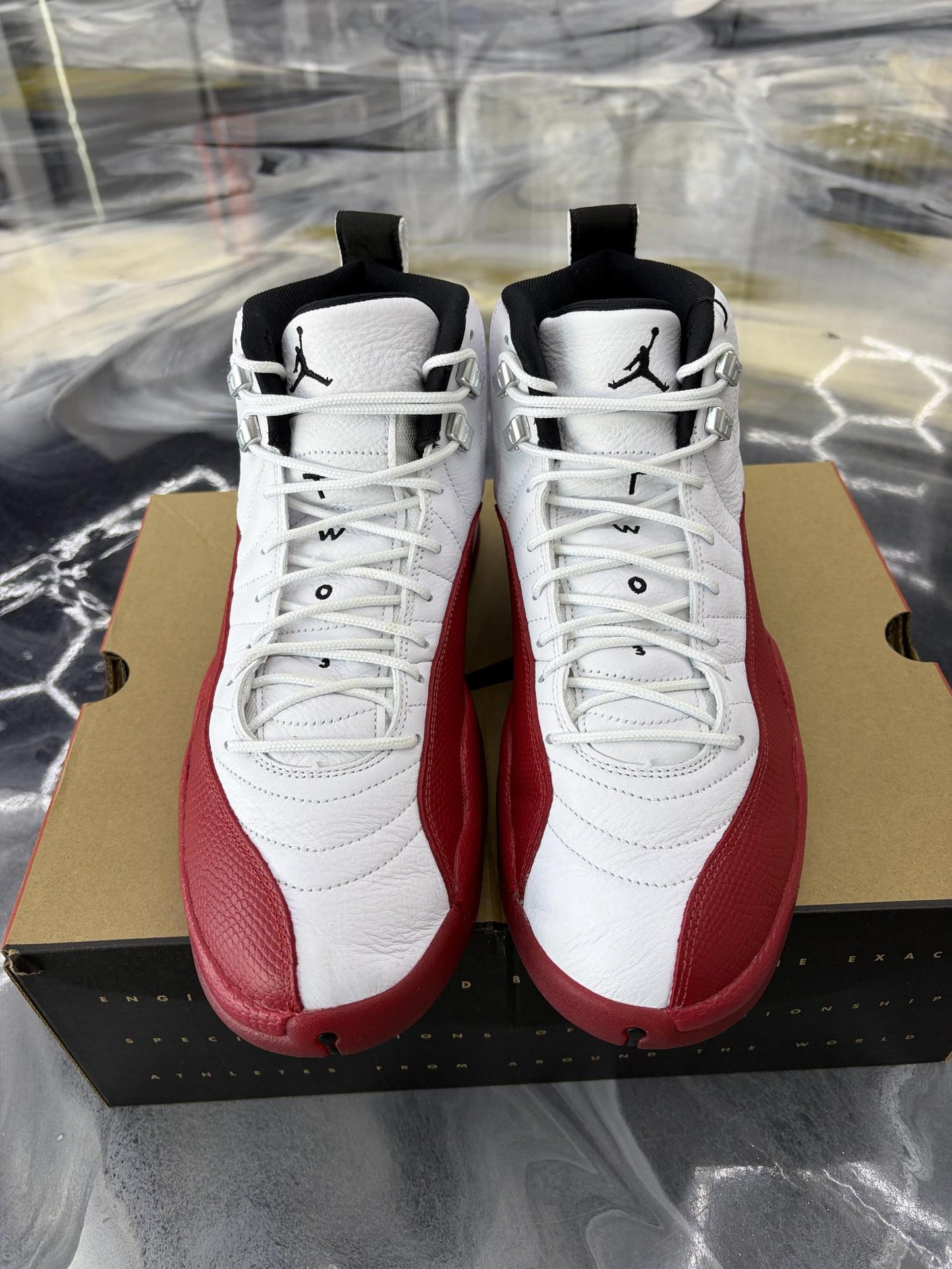 Jordan 12 "Cherry" Used Size 12