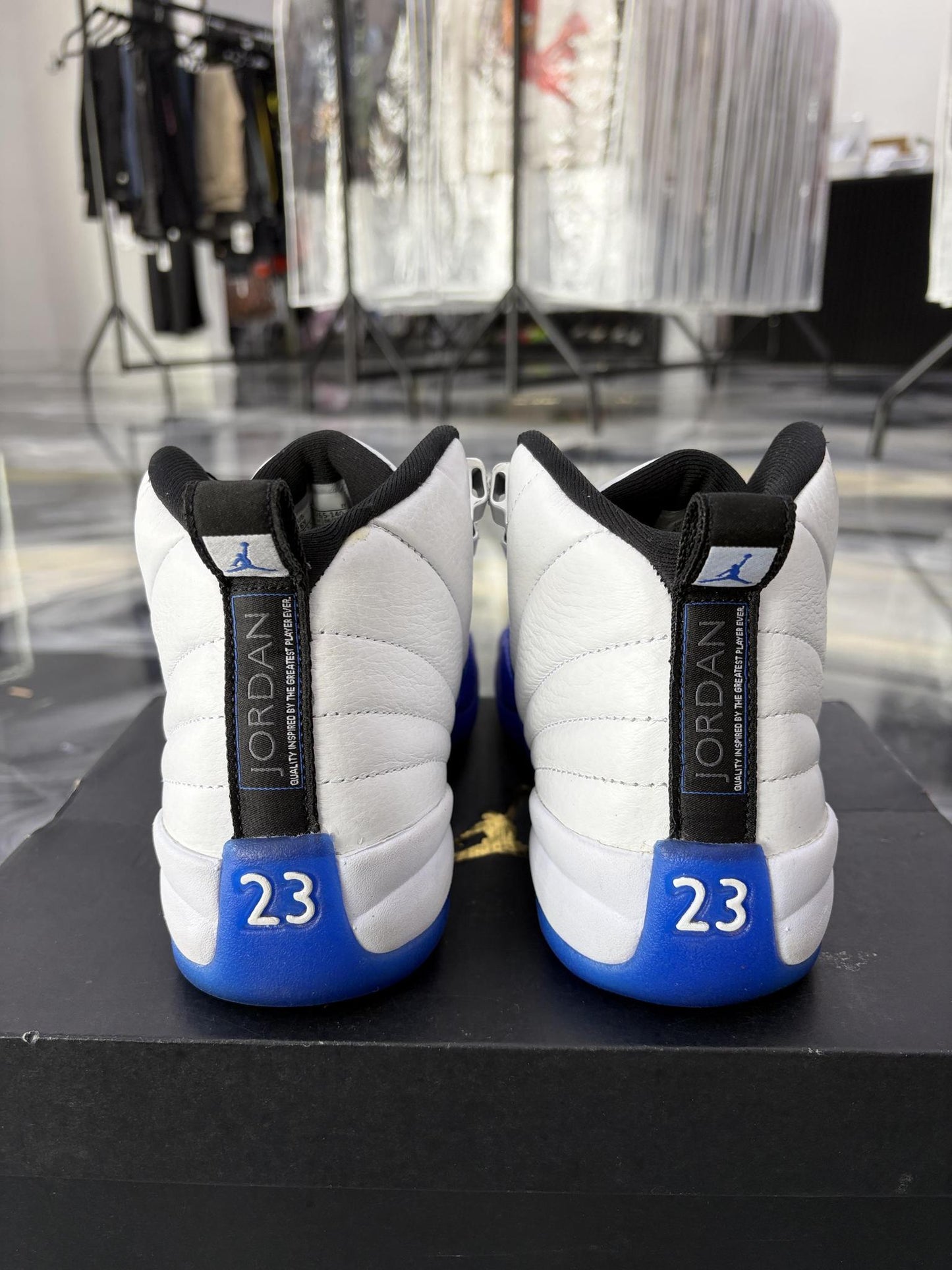 Jordan 12 "Blueberry" Used Size 6Y/7.5W