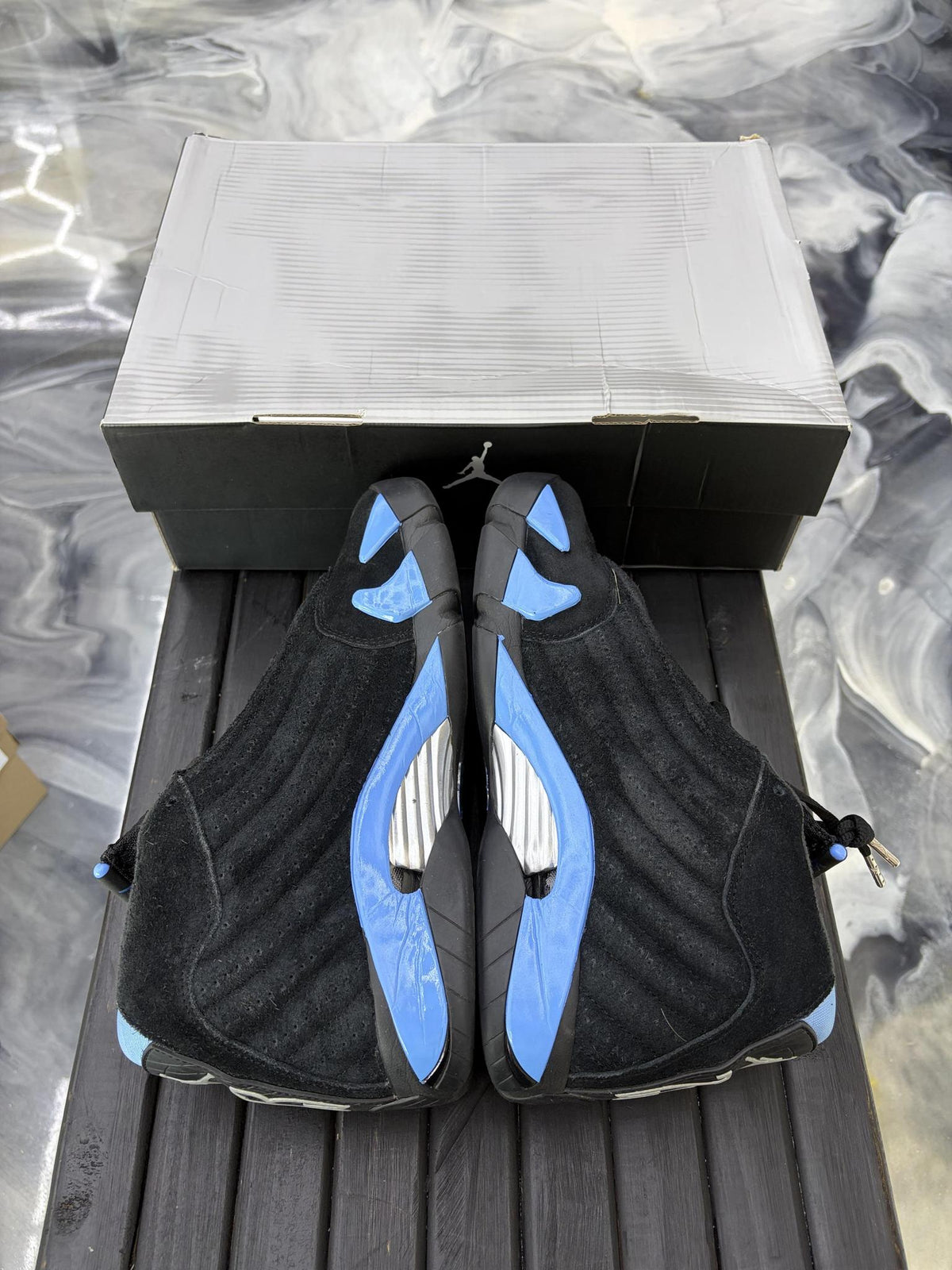 Jordan 14 "University Blue" Used Size 8.5