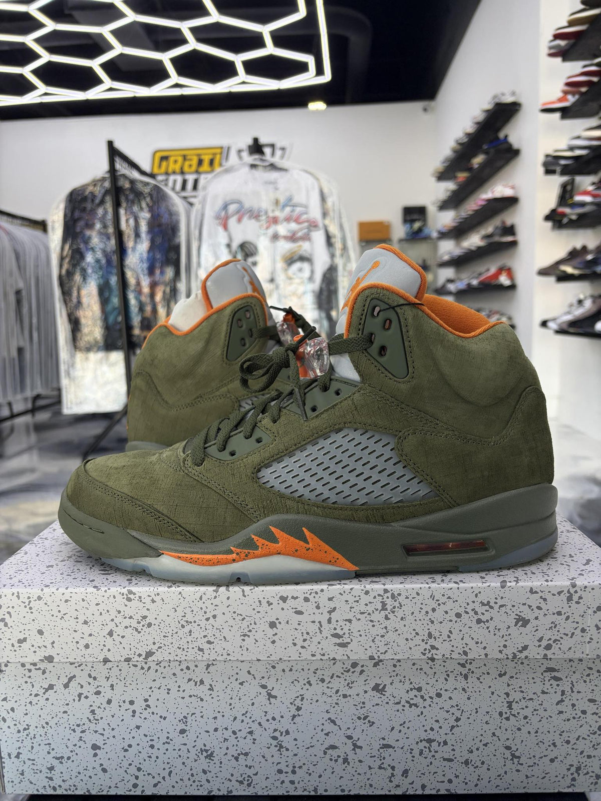 Jordan 5 "Olive" Used Size 12