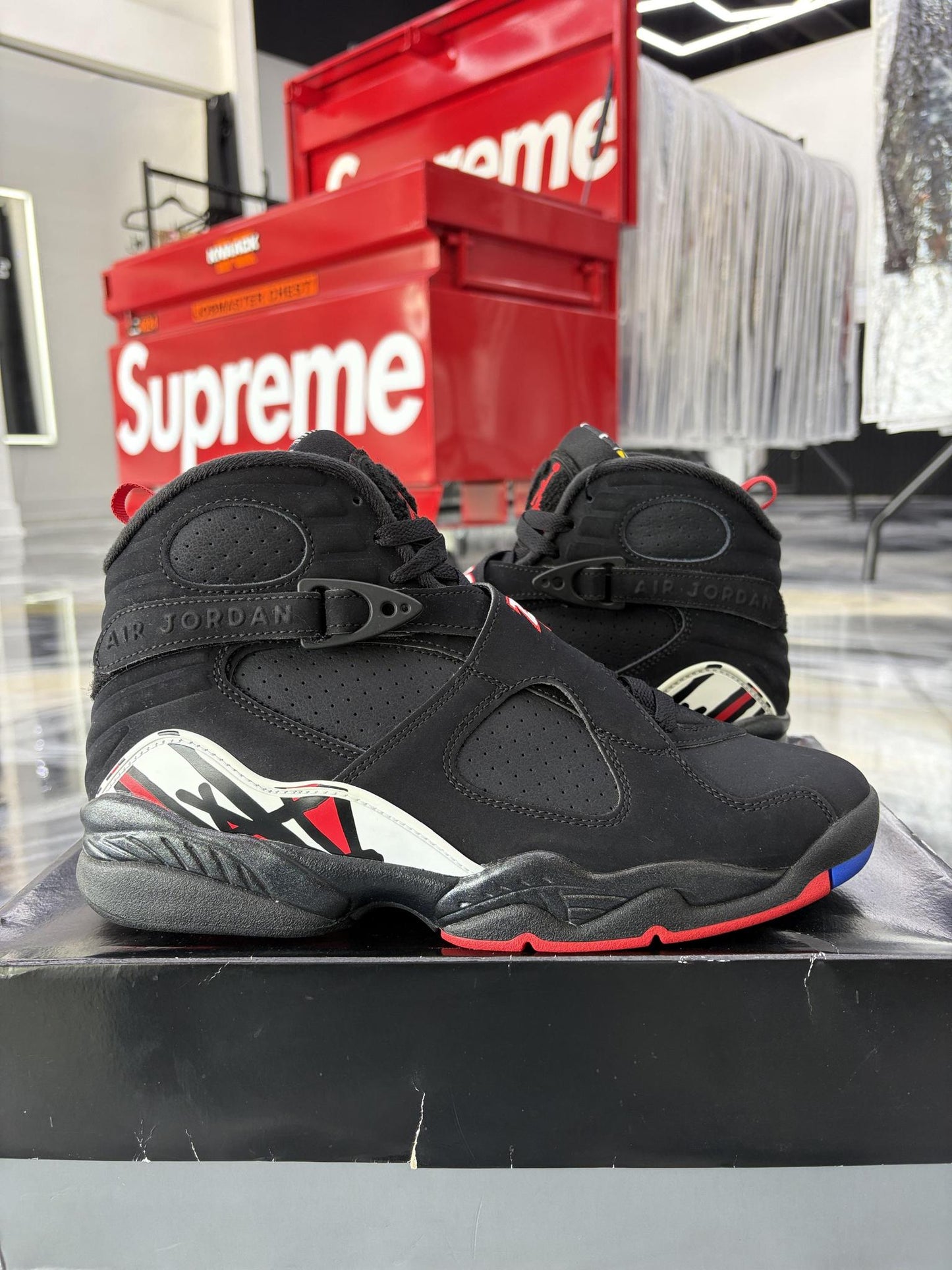 Jordan 8 "Playoffs" Used Size 8.5