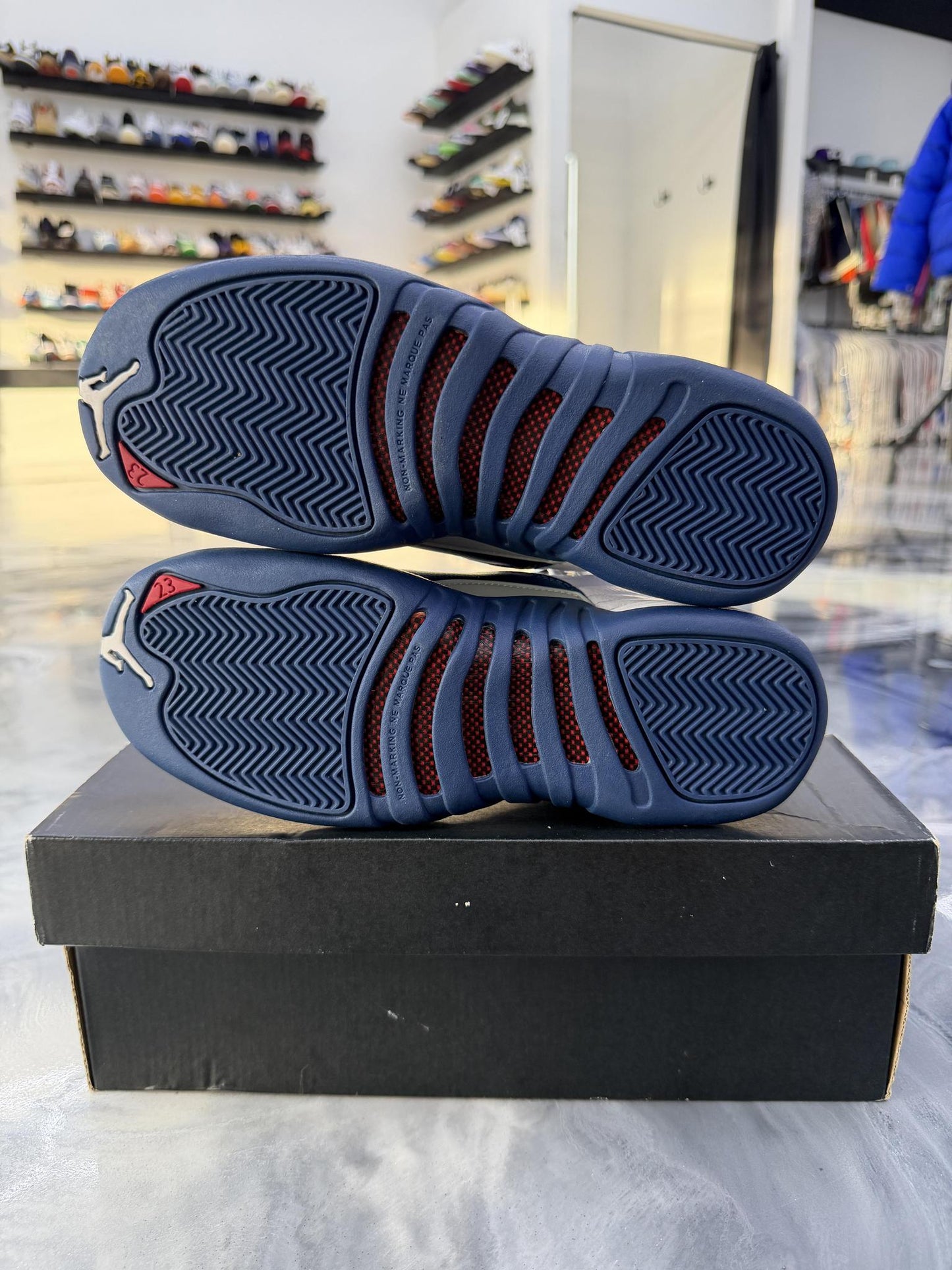 Jordan 12 French Blue Used Size 6Y/7.5W