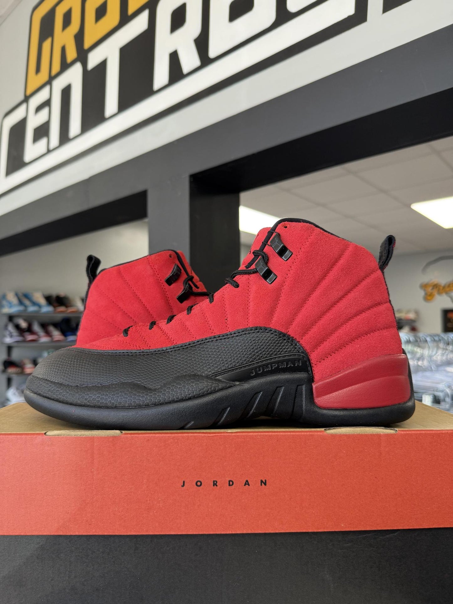 Jordan 12 "Reverse Flu Game" Used Size 10.5