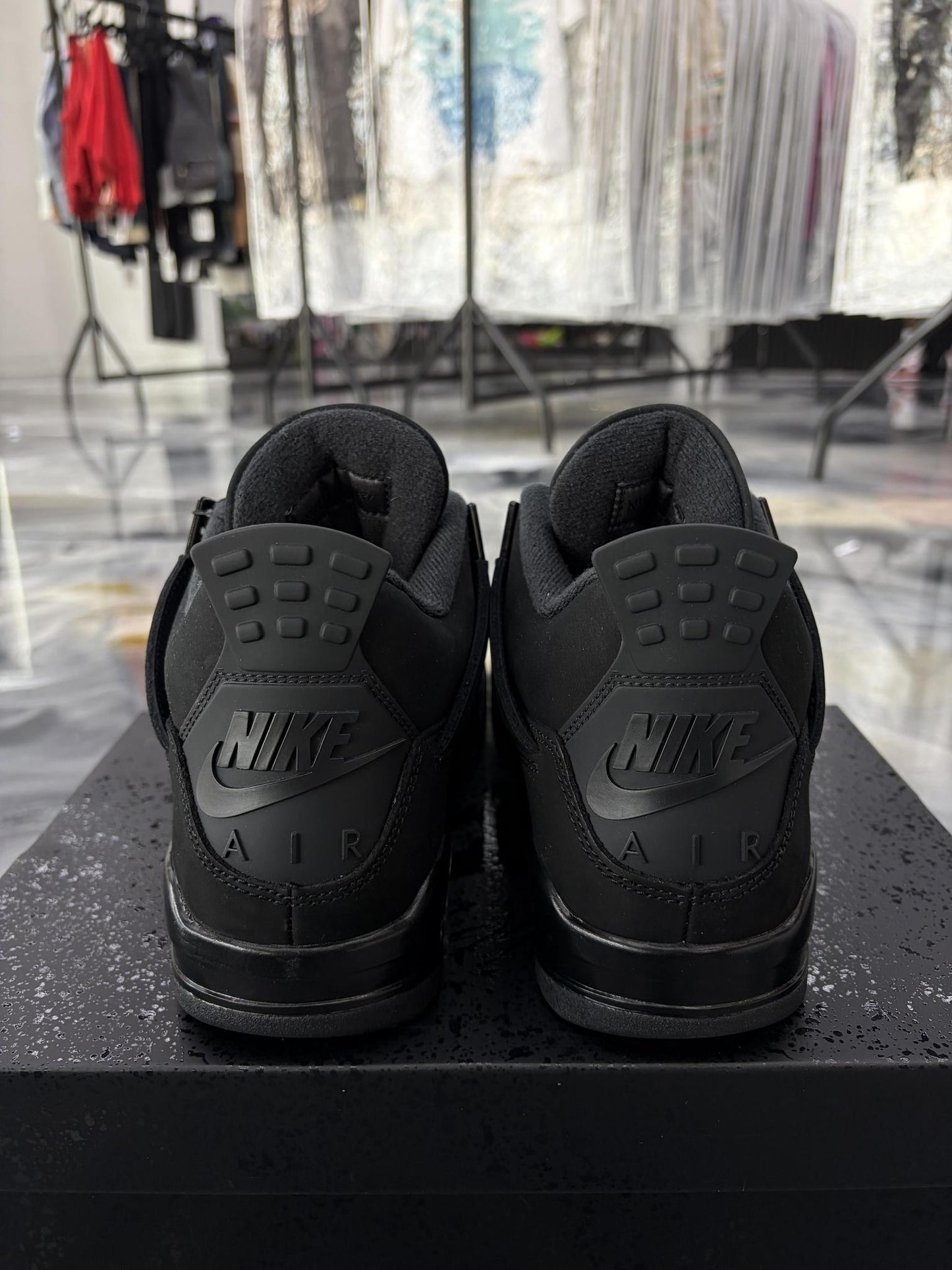 Jordan 4 "Black Cat" Used Size 9.5