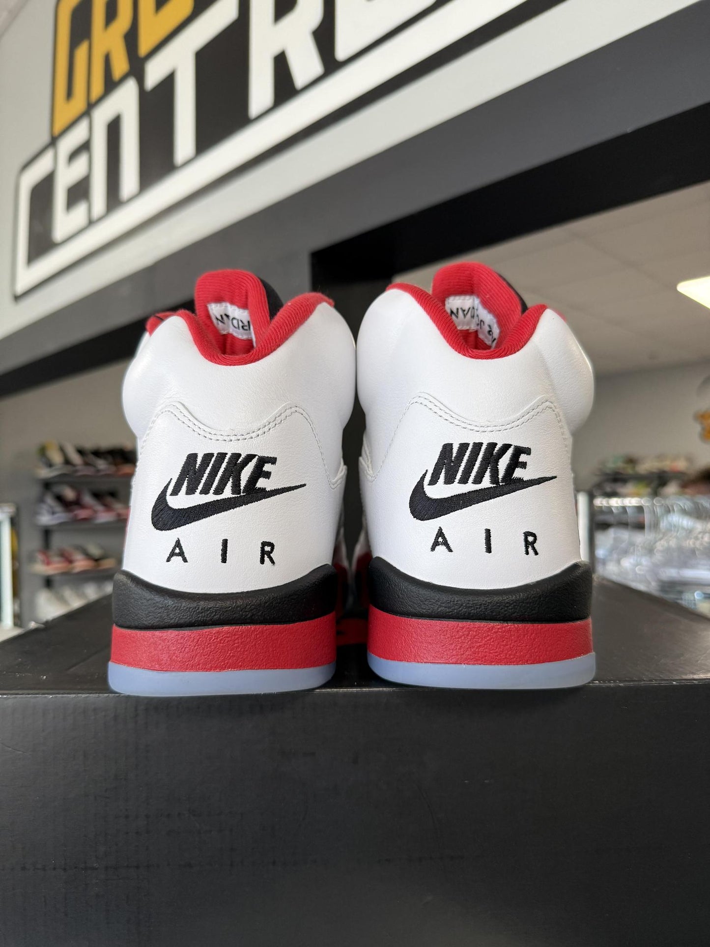 Jordan 5 "Fire Red" Used Size 14