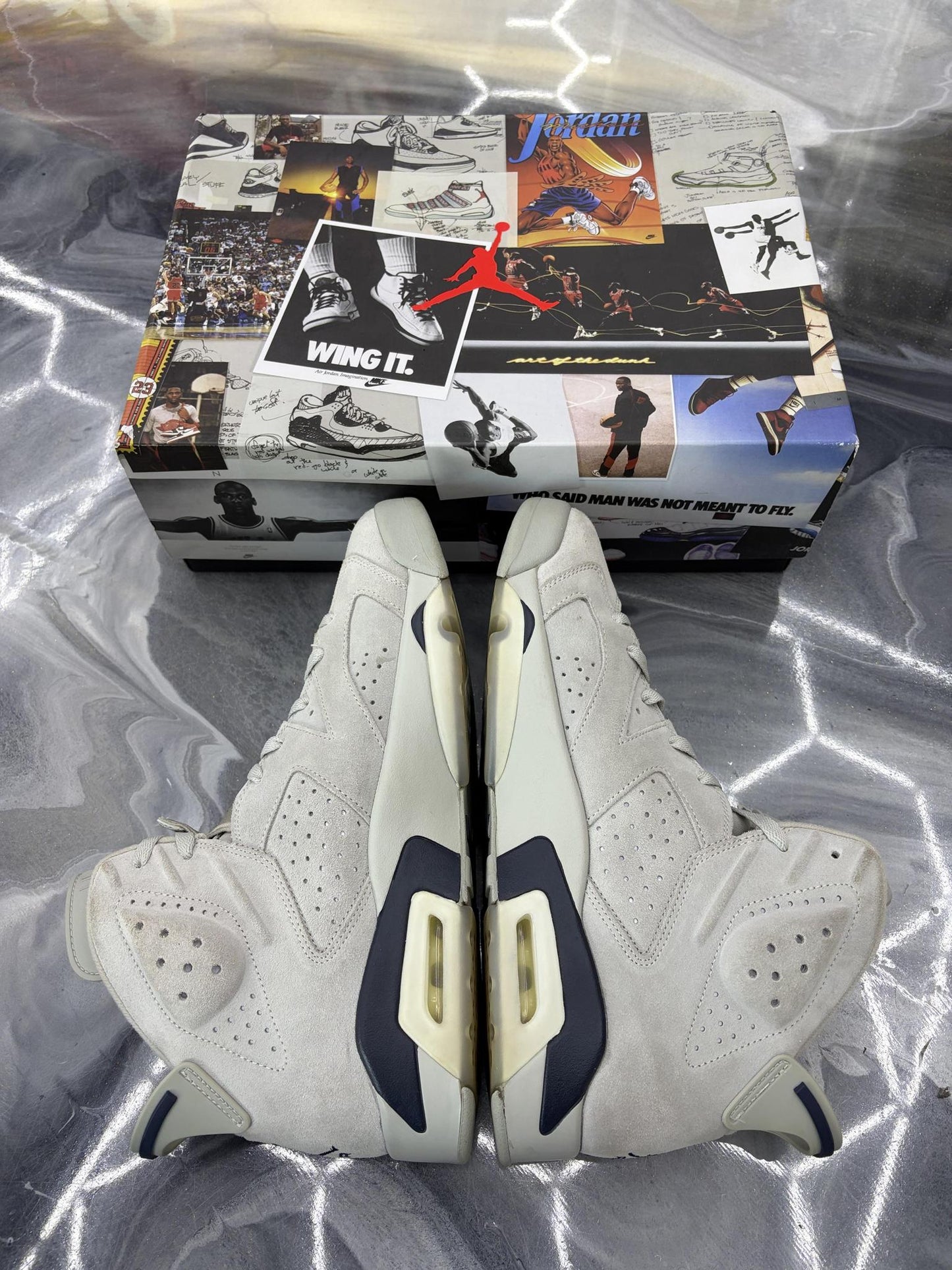 Jordan 6 "Georgetown" Used Size 12