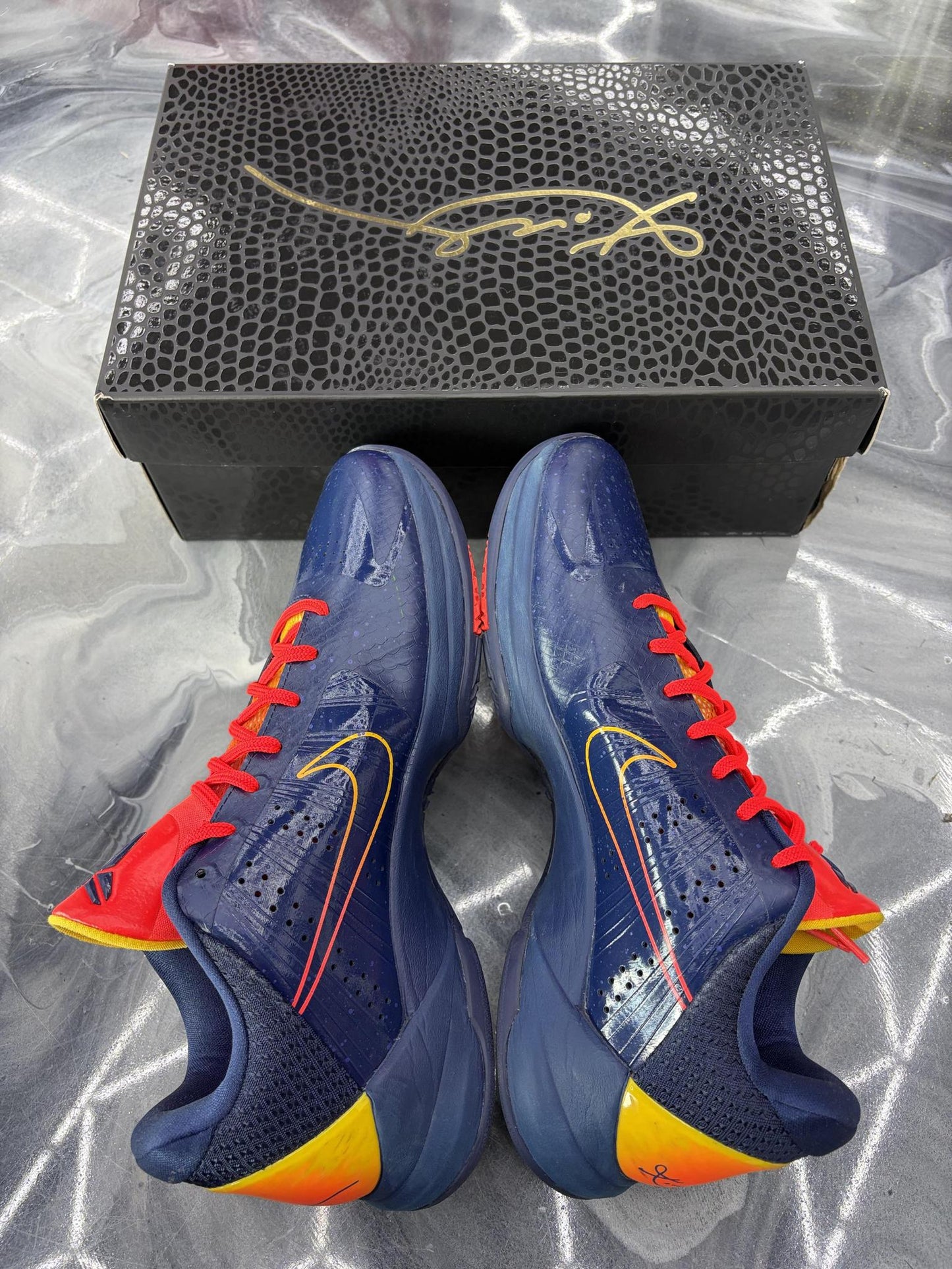 Nike Kobe 5 "Caitlyn Clark Indiana Fever" Used Size 11.5