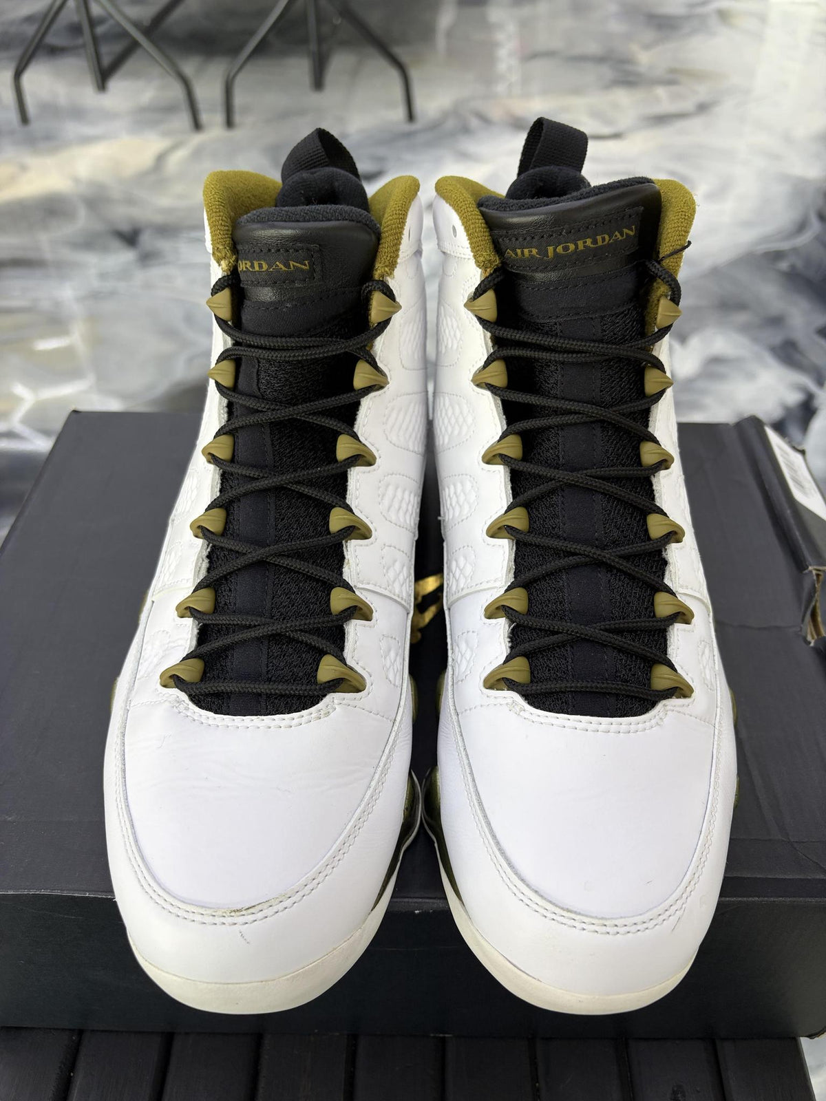 Jordan 9 "Statue" Used Size 9.5