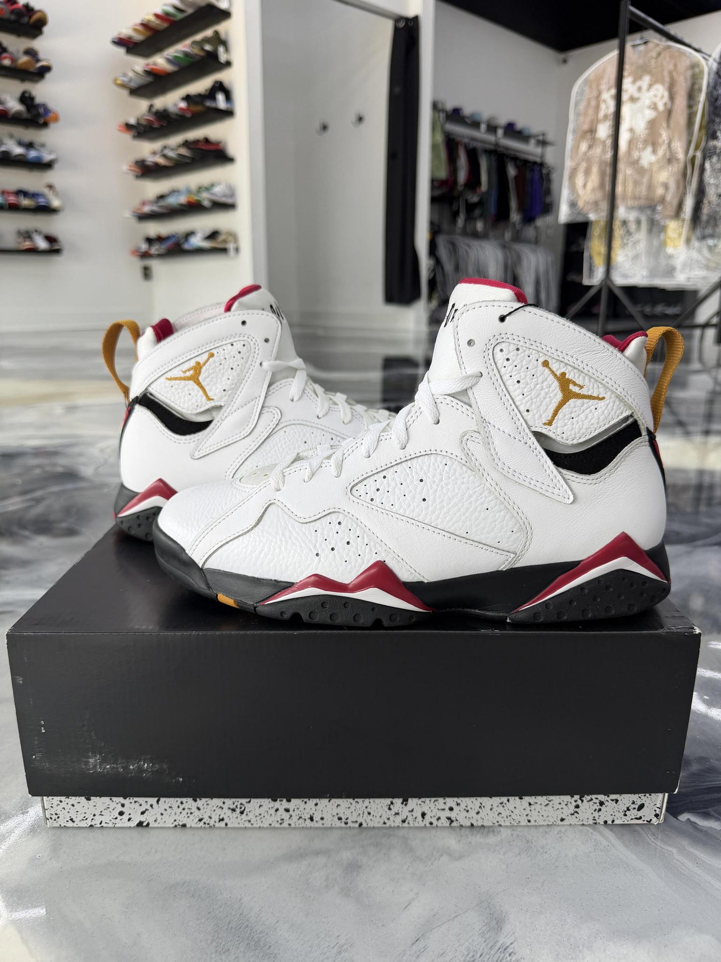 Jordan 7 "Cardinal" Used Size 9.5
