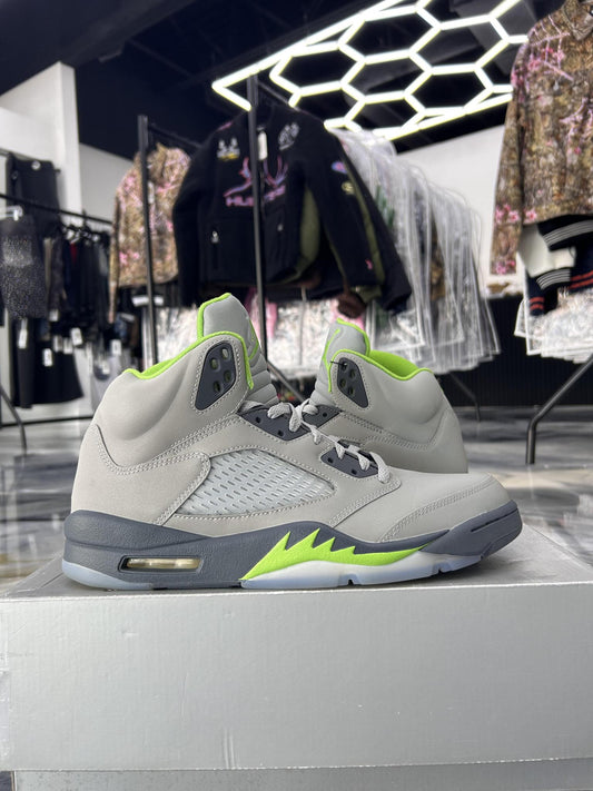 Jordan 5 "Green Bean" Used Size 12