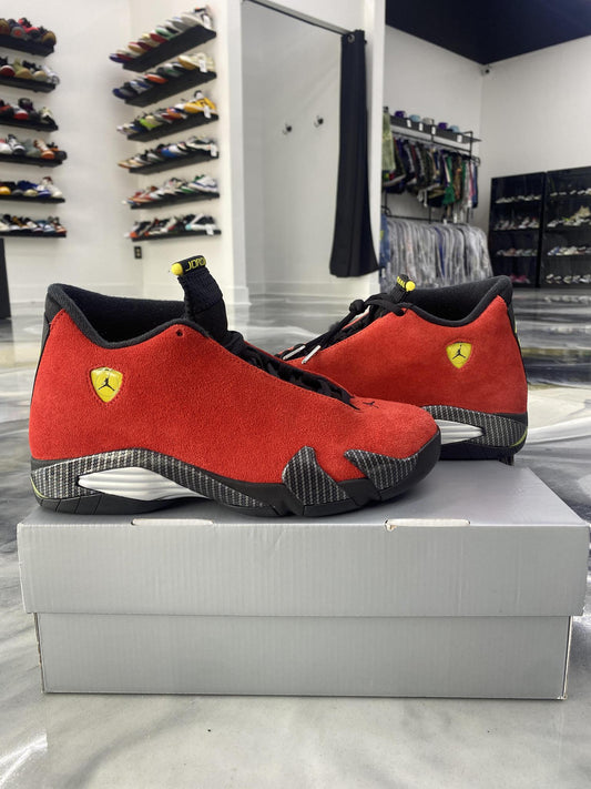 Jordan 14 "Ferrari" Used Size 8
