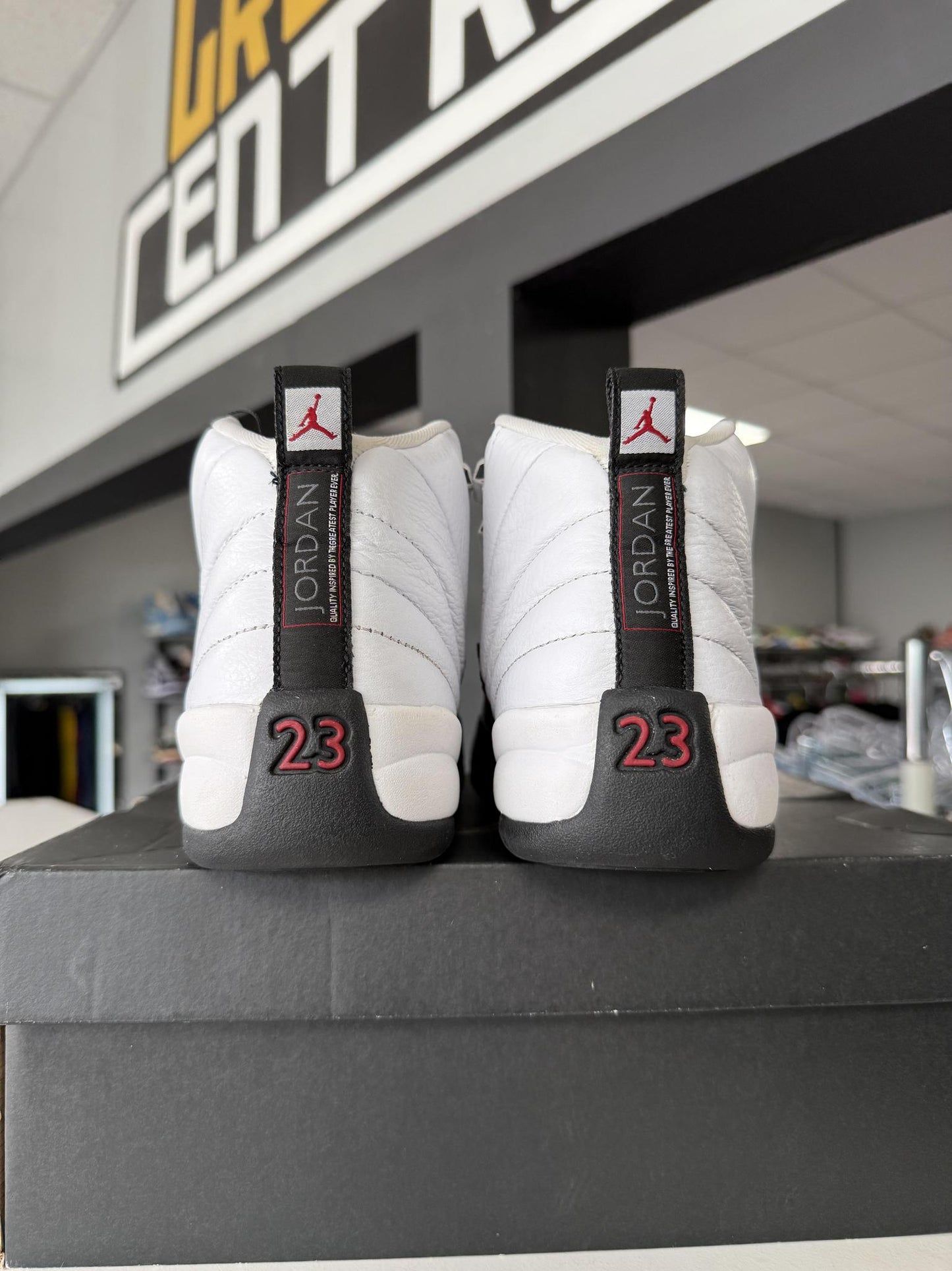 Jordan 12 "Red Taxi" Used Size 7Y/8.5W