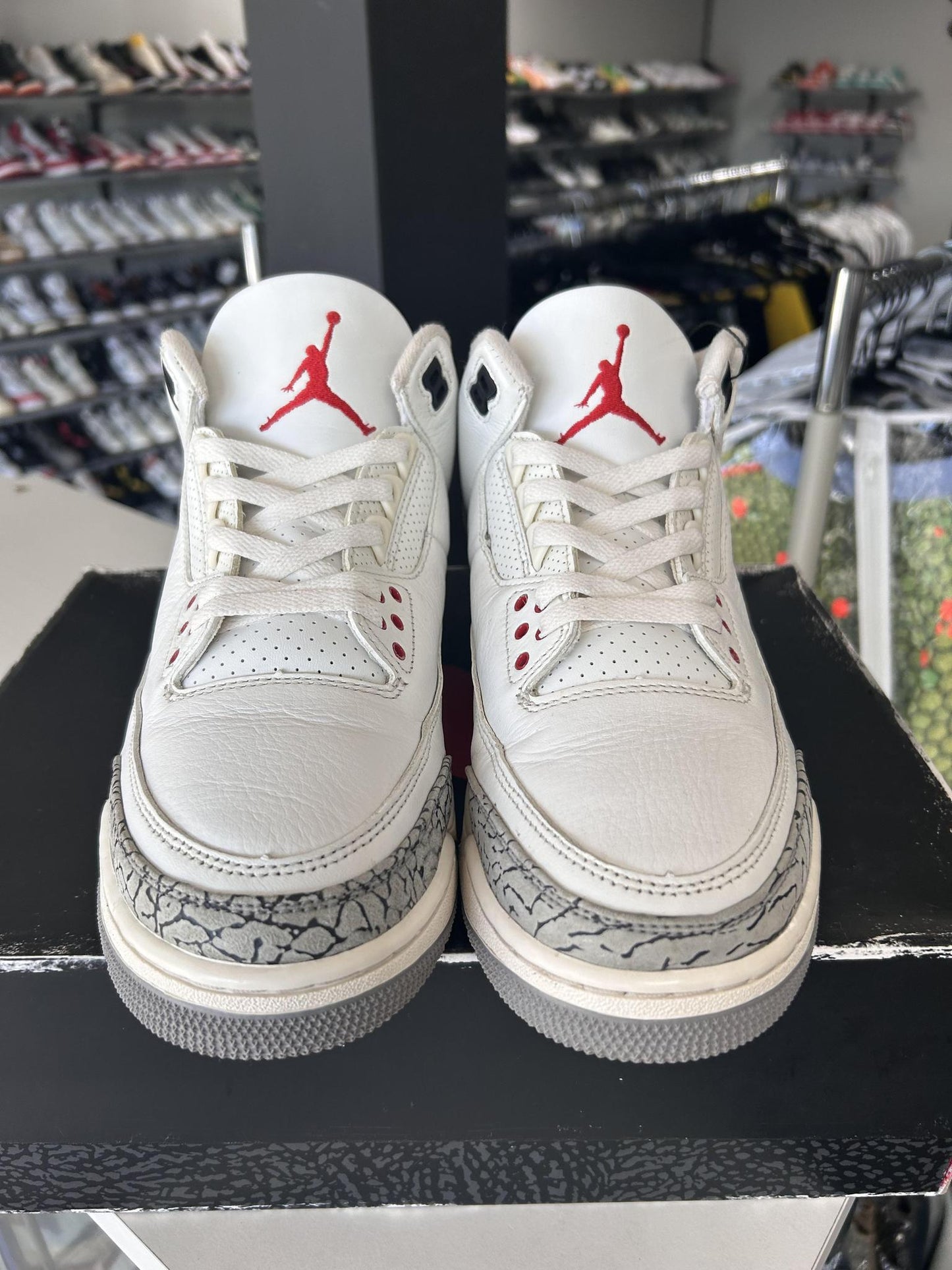 Jordan 3 "White Cement Reimagined" Used Size 9