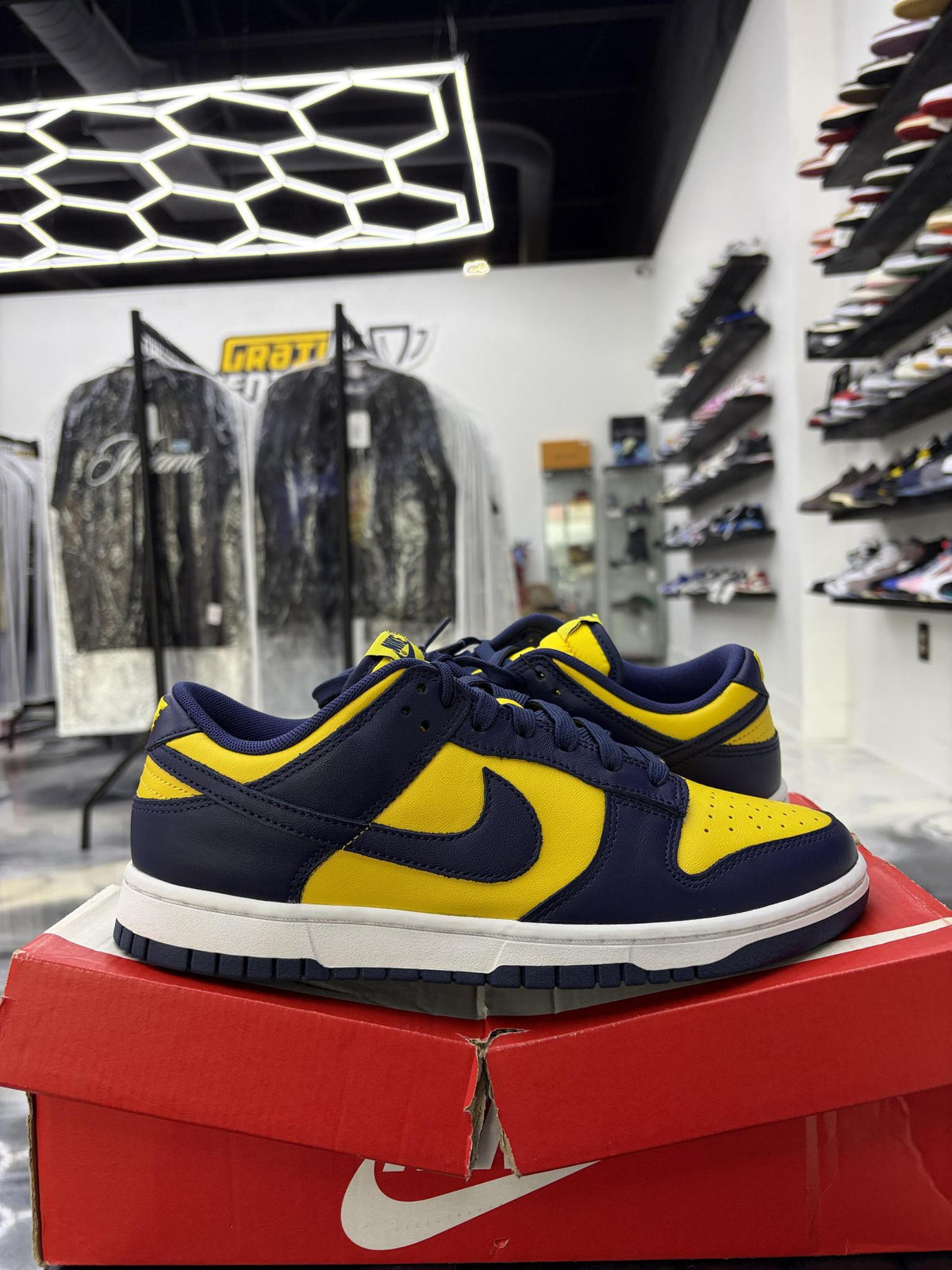 Nike Dunk Low "Michigan" Used Size 8.5