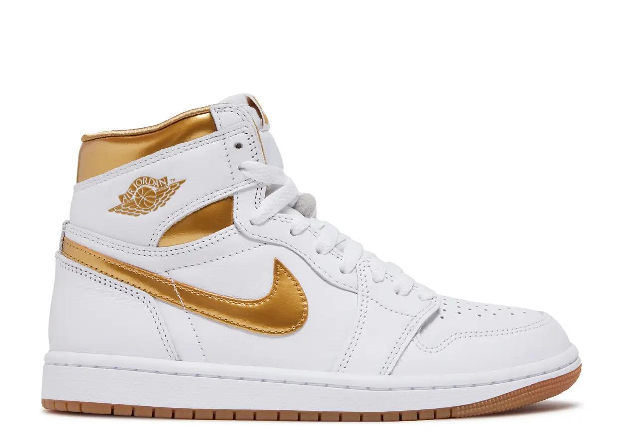 Jordan 1 "White/Metallic Gold"