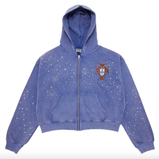 Vale Cluster Zip Up "Sea"