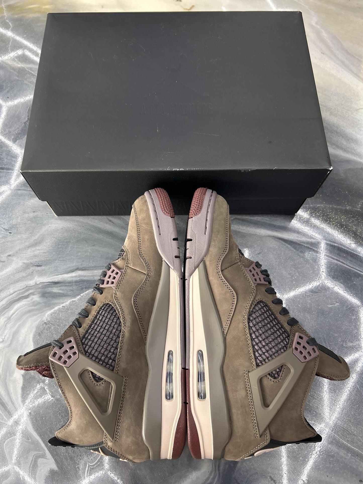 Jordan 4 A Ma Maniere "Dark Mocha" Used Size 12W/10.5M
