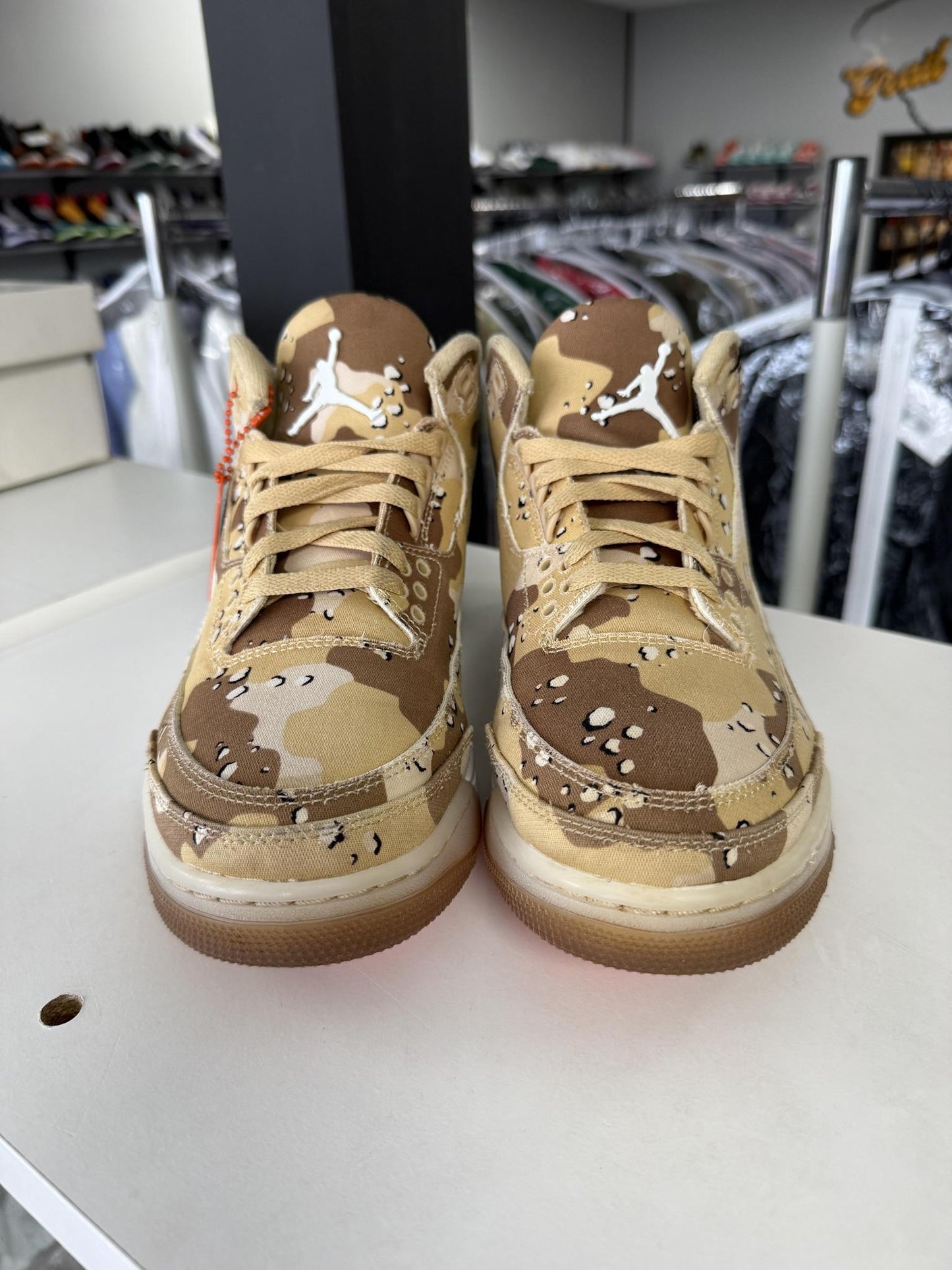 Jordan 3 x WNBA "Desert Camo" Used Size 8.5