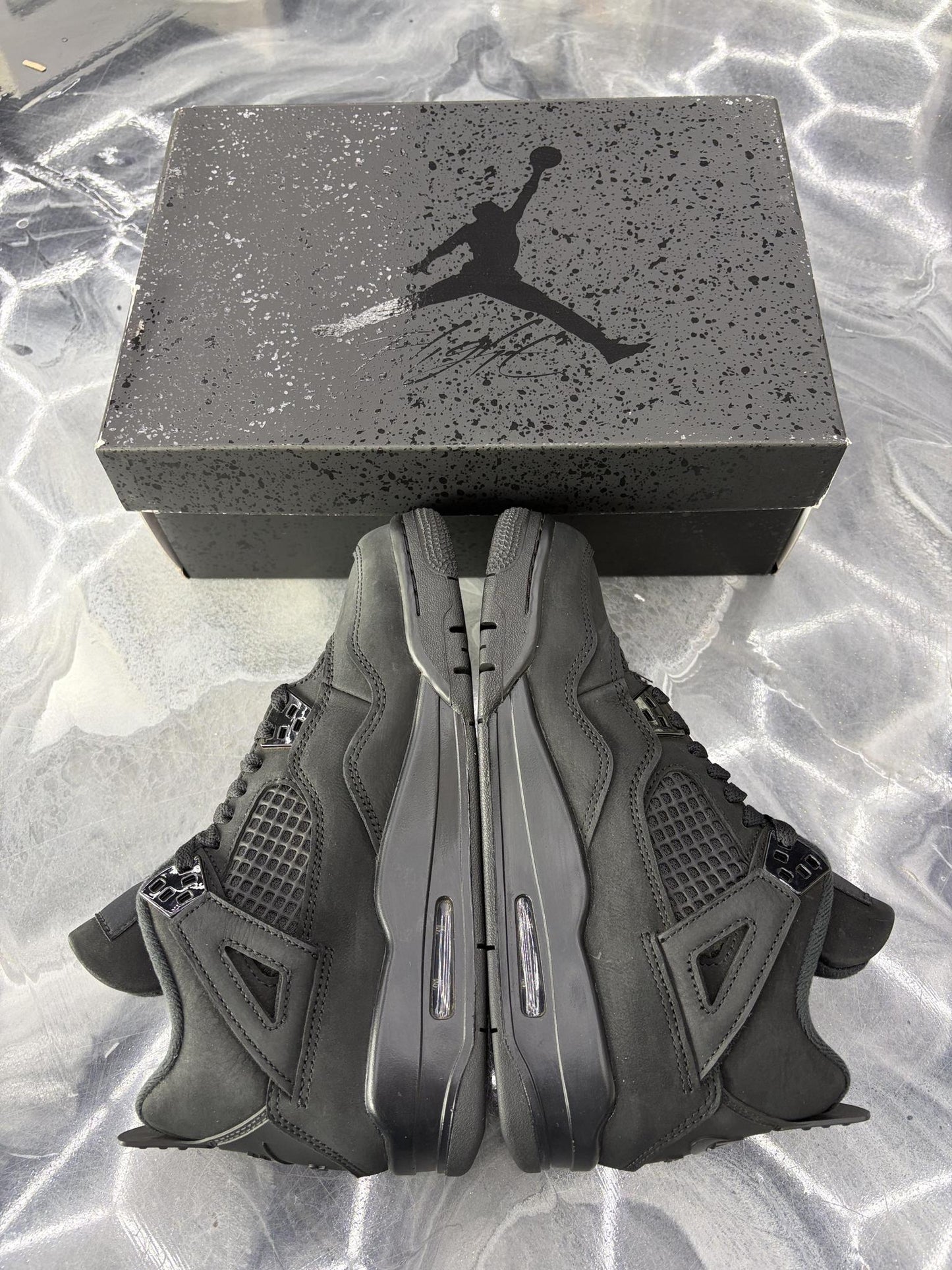 Jordan 4 "Black Cat" Used Size 6Y/7.5W