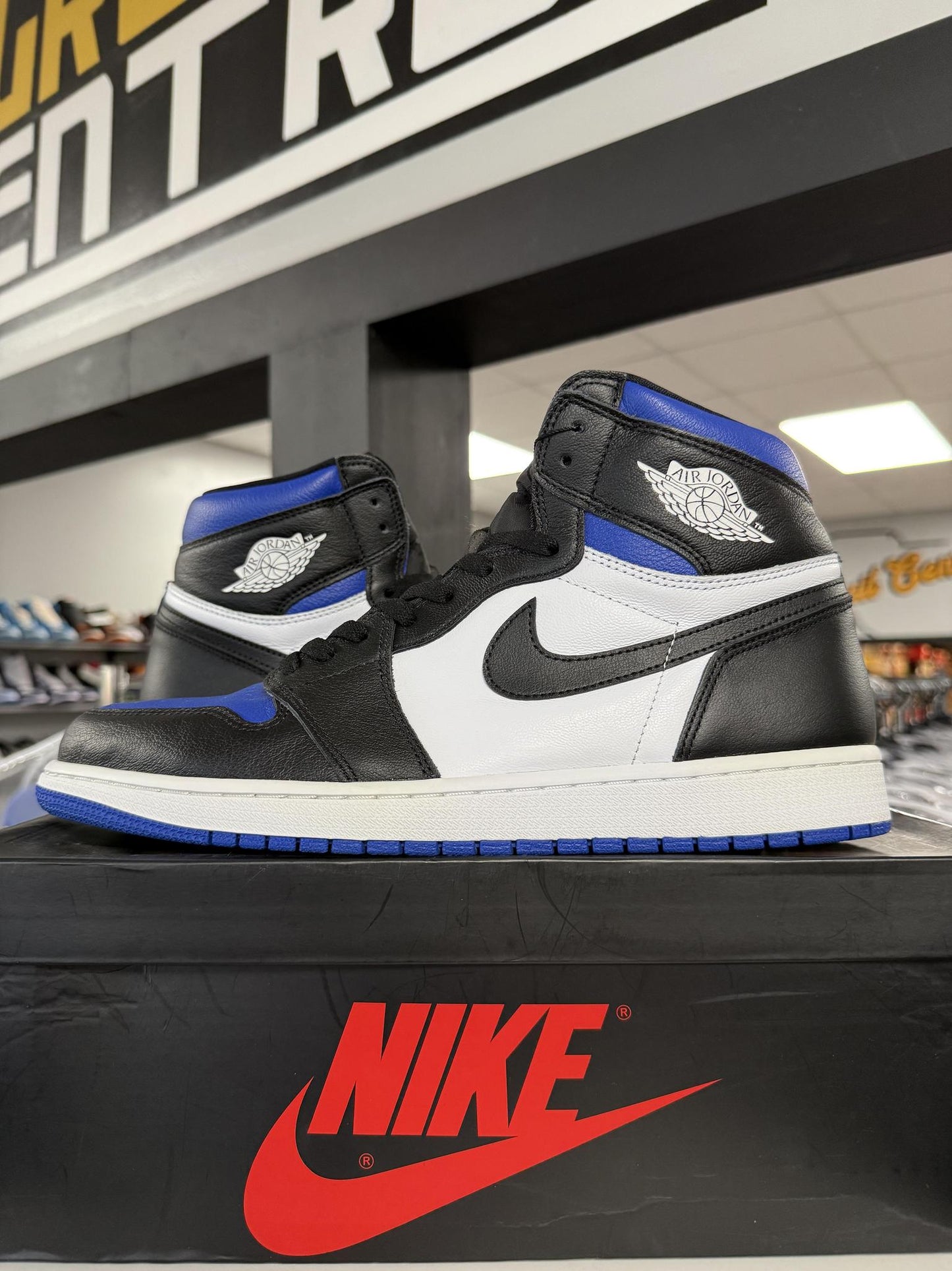 Jordan 1 "Royal Toe" Used Size 13