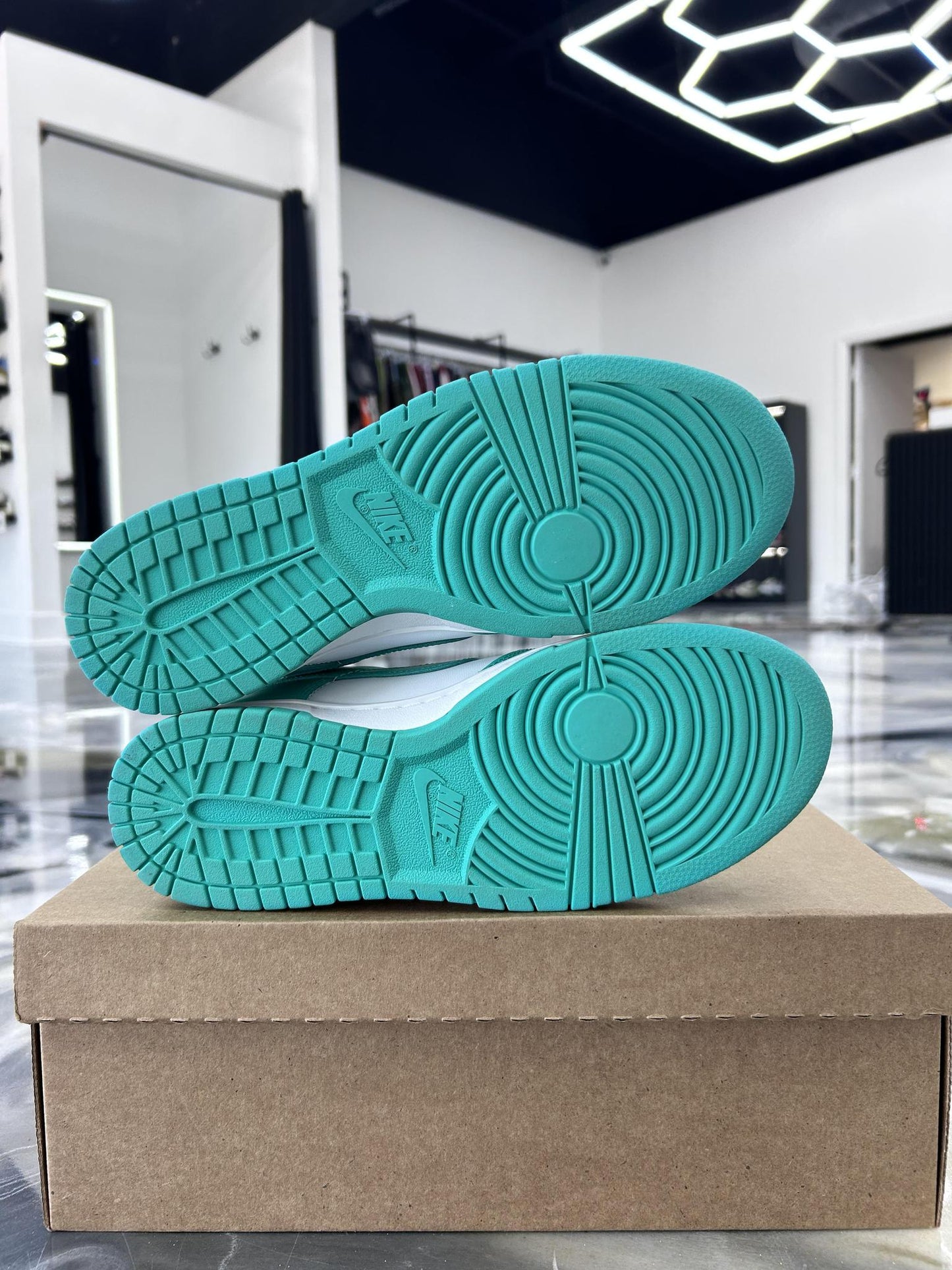 Nike Dunk Low "Clear Jade" Used Size 8