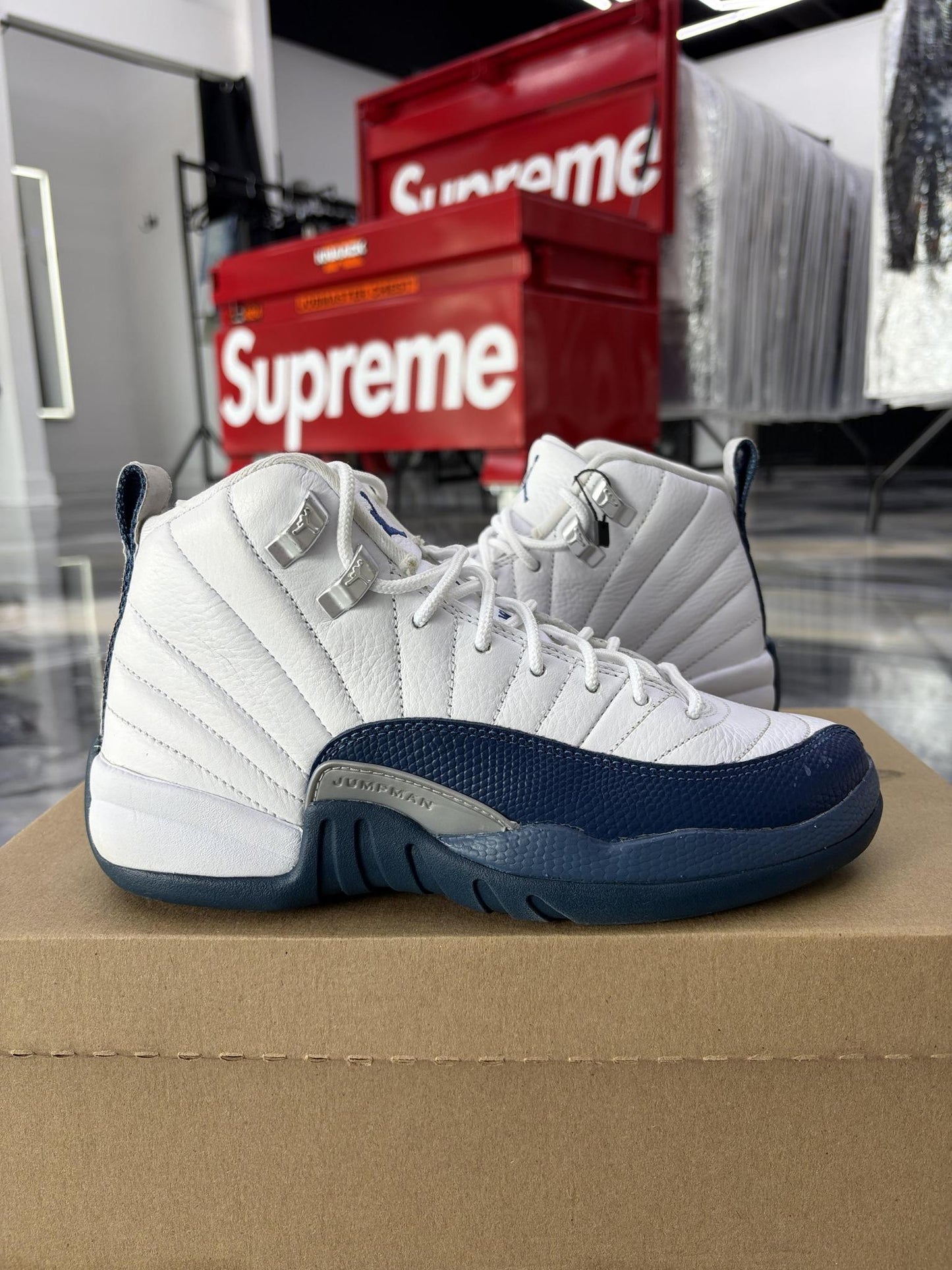 Jordan 12 "French Blue" Used Size 4.5Y/6W