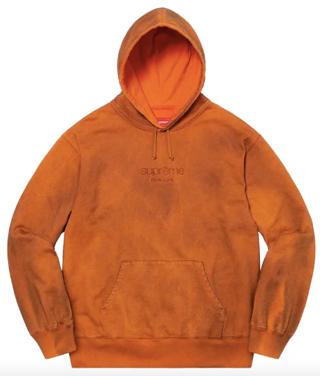 Supreme Spray Hoodie "Orange"