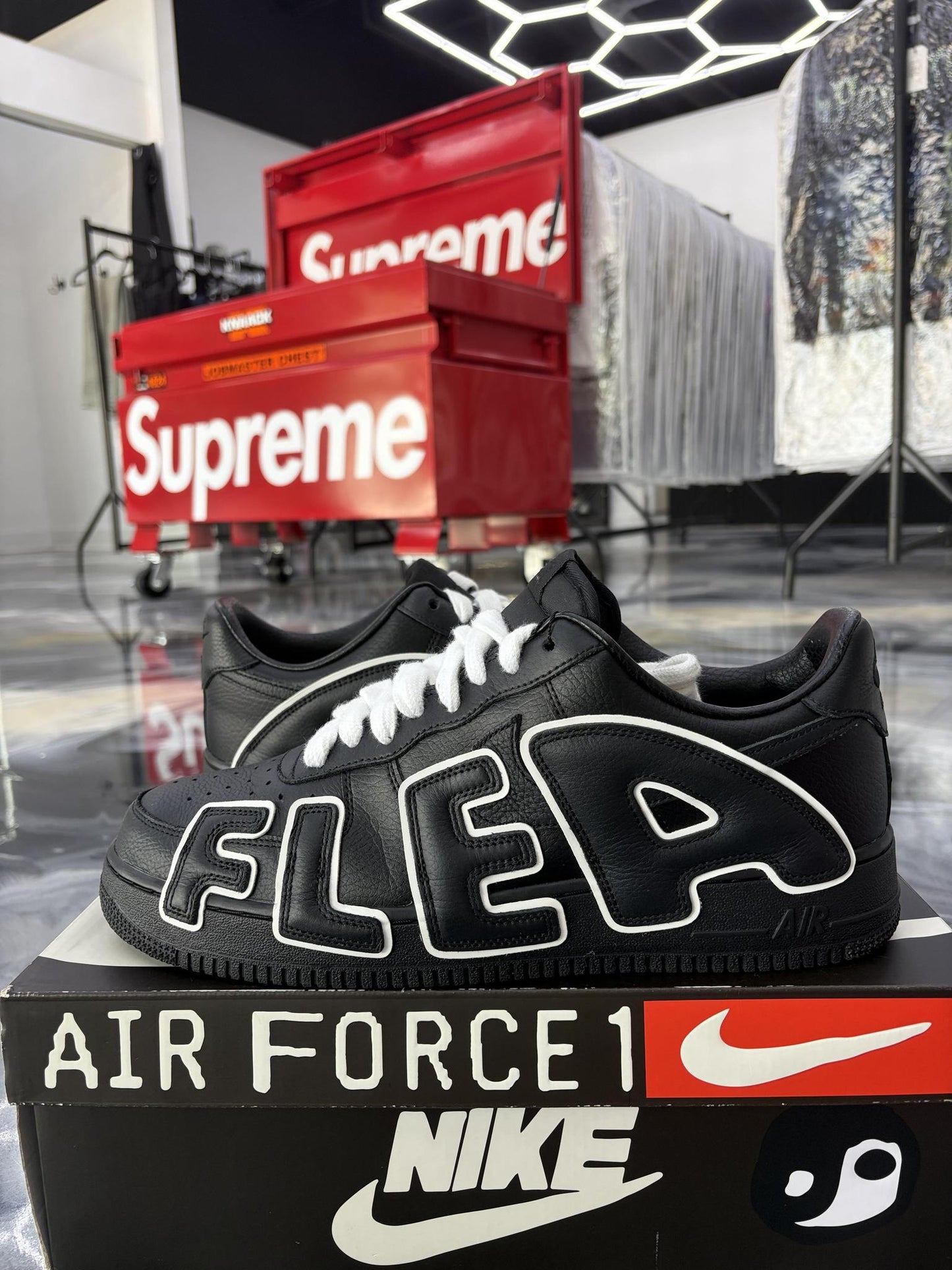 Nike Air Force 1 CPFM "Black" Used Size 12.5