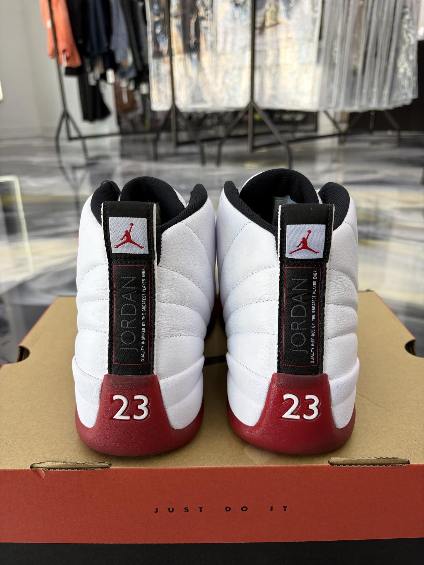 Jordan 12 "Cherry" Used Size 12