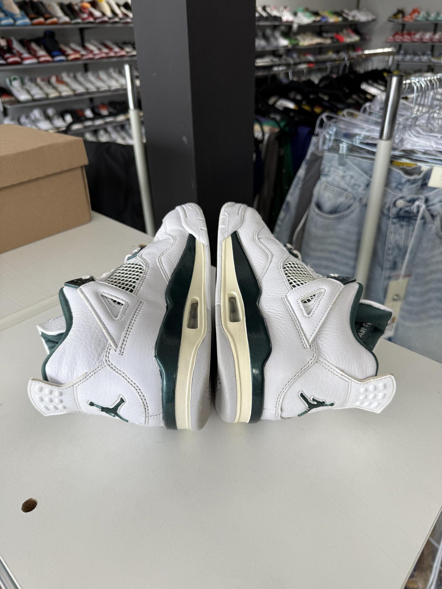 Jordan 4 "Oxidized Green" Used Size 7Y/8.5W